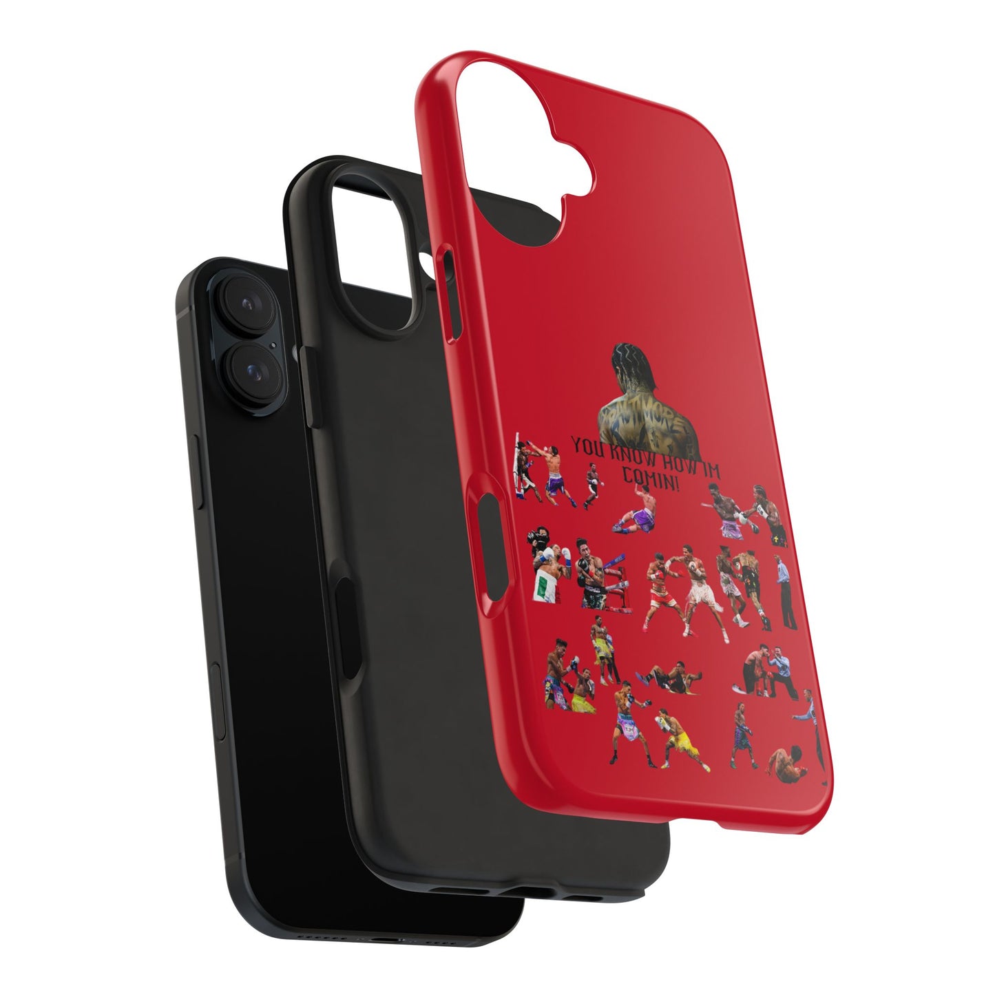 Phone case- You Know How I'm Comin' Tough Phone Case - Durable Protection
