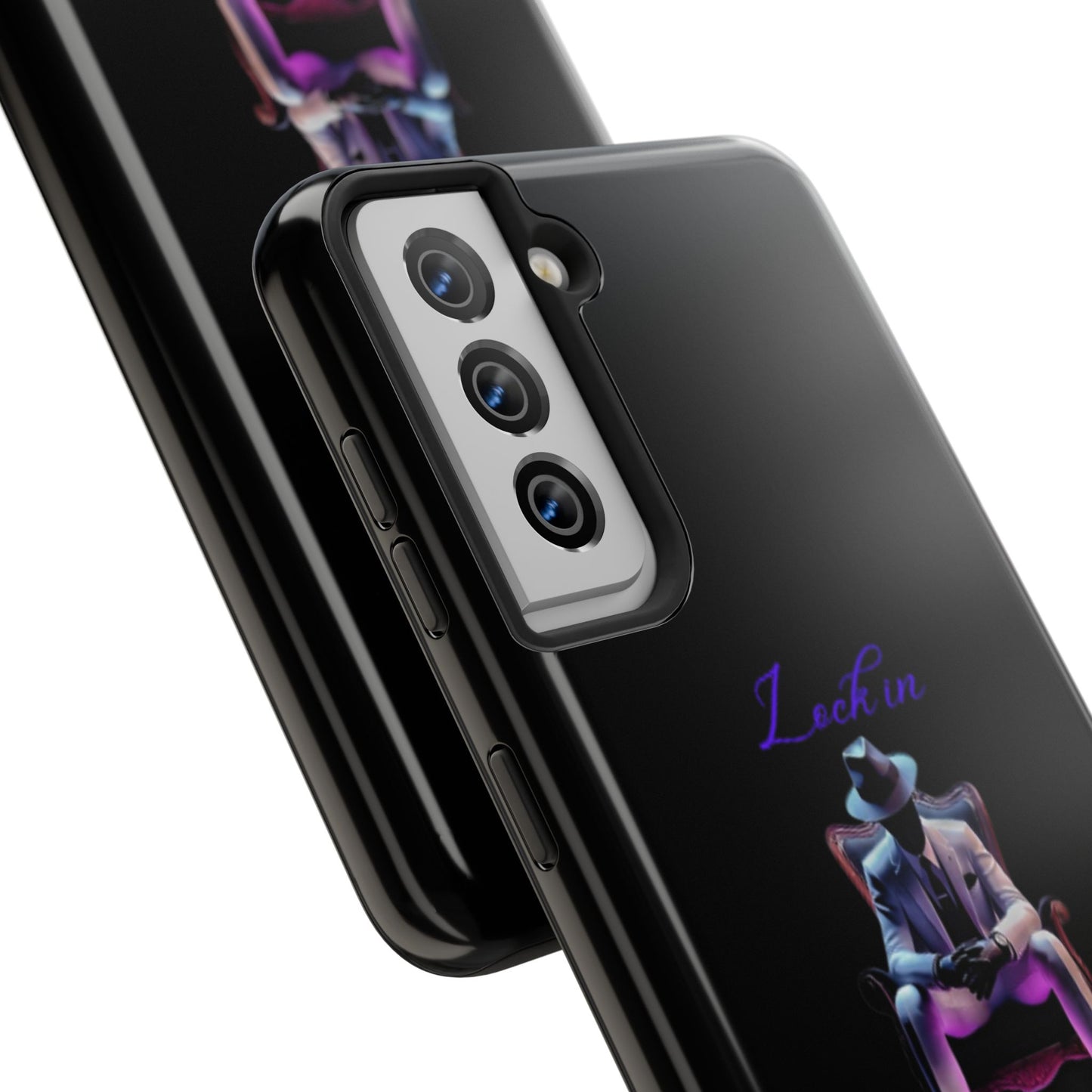 Phone case- Lock In, Stay DIsciplined Tough Phone Case - Durable Protection