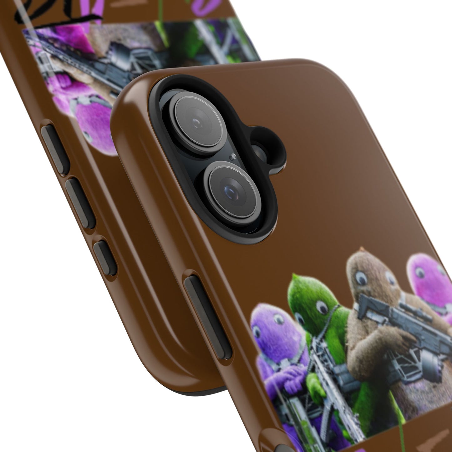 Cool Cartoon-Inspired Tough Phone Case - 'SWEATS'