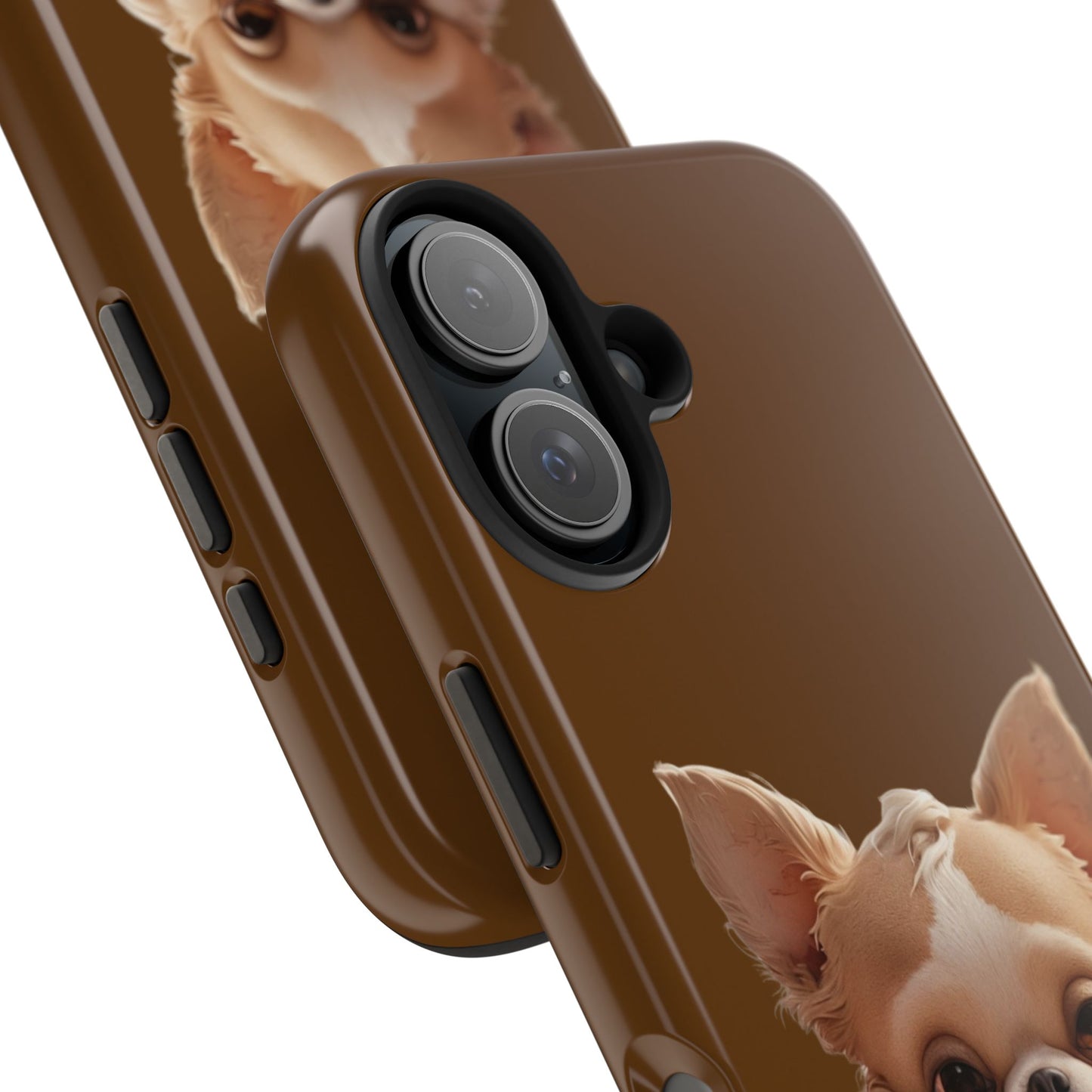 Cute Chihuahua Tough Phone Case - 'Mama's Bestie' Design