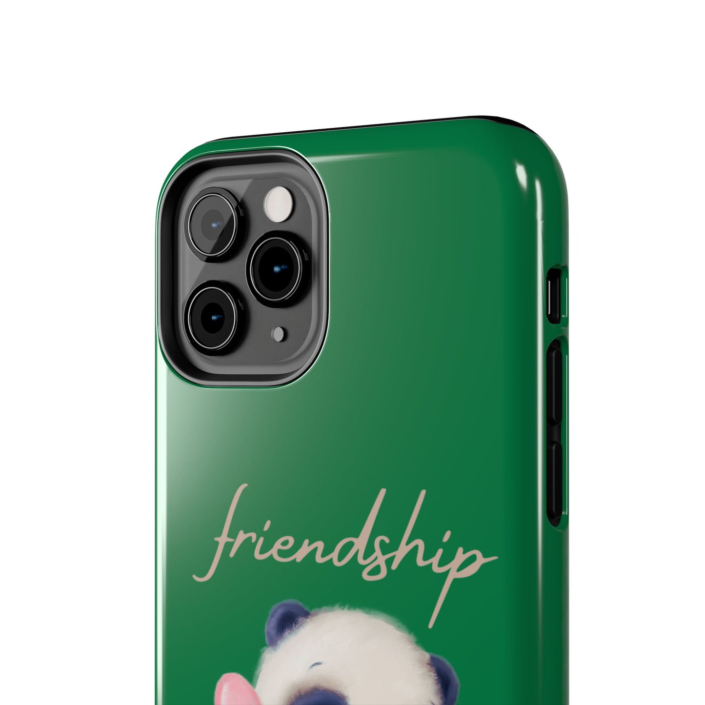 Phone case- Cute Panda Friendship Tough Phone Case - Durable Protection