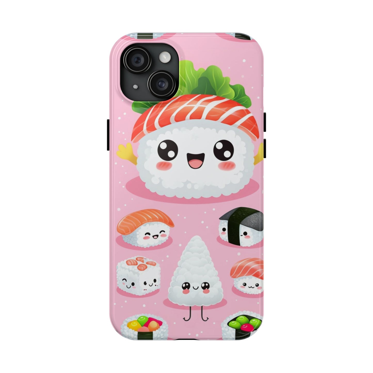 Adorable Sushi Tough Phone Case | Cute Kawaii Design for Food Lovers