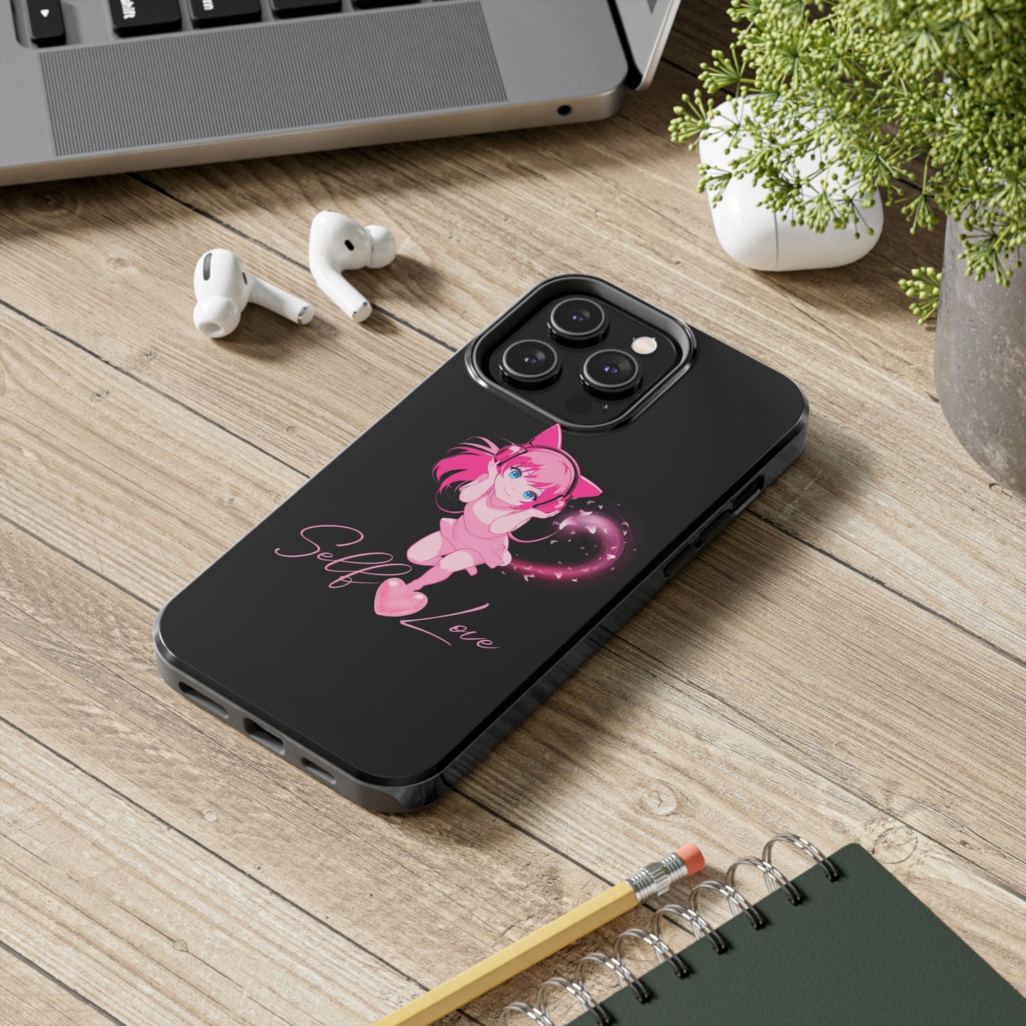 Self Love Tough Phone Case for Anime Lovers