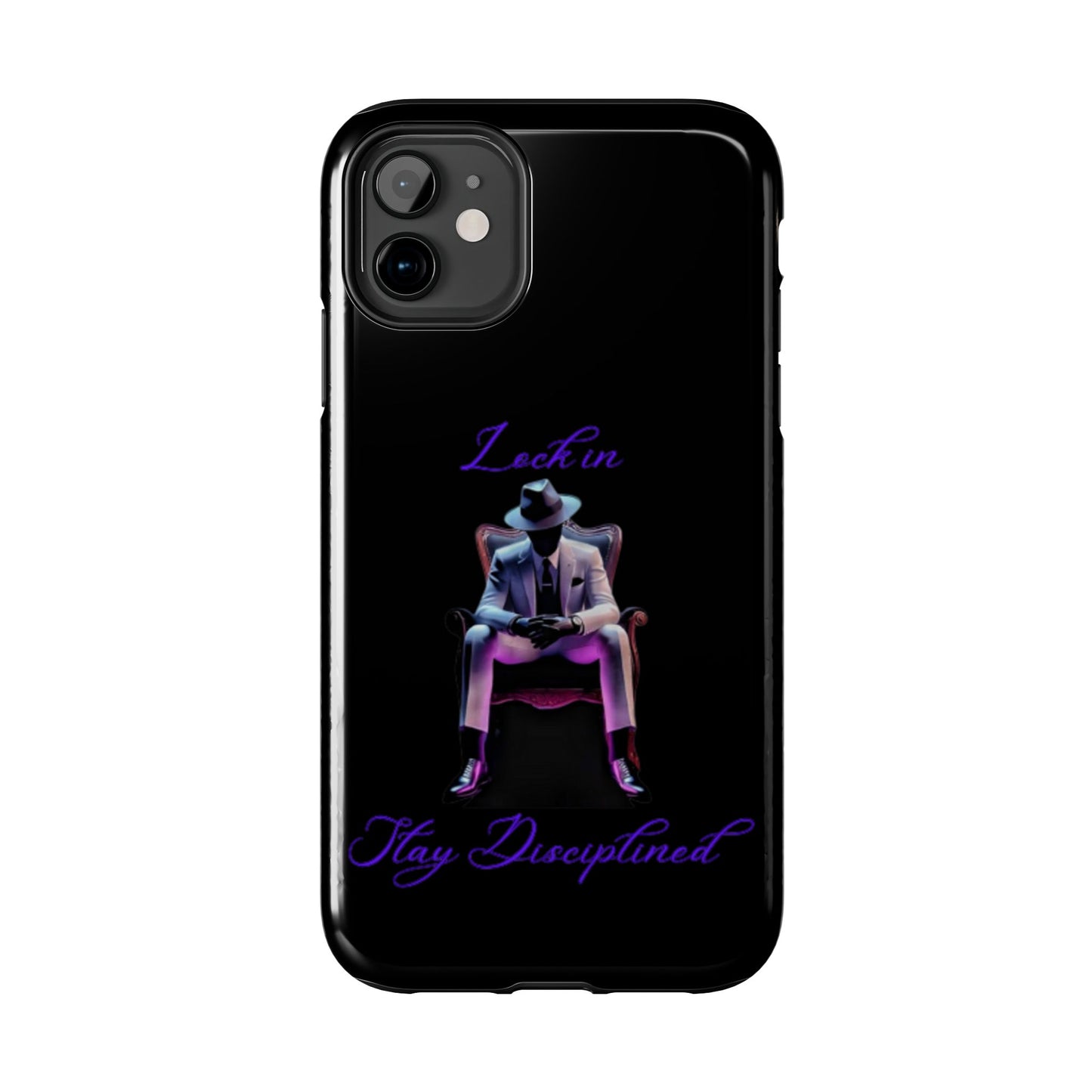 Phone case- Lock In, Stay DIsciplined Tough Phone Case - Durable Protection