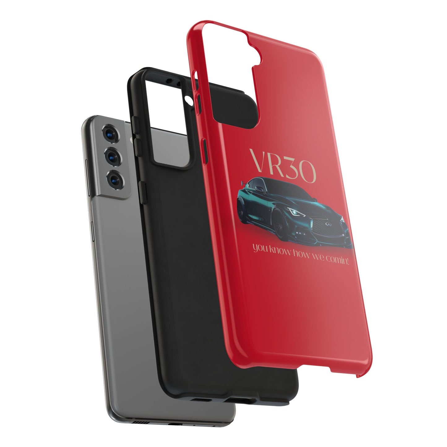 VR30 Sports Car Tough Phone Case - Stylish and Durable Protection for Car Enthusiasts