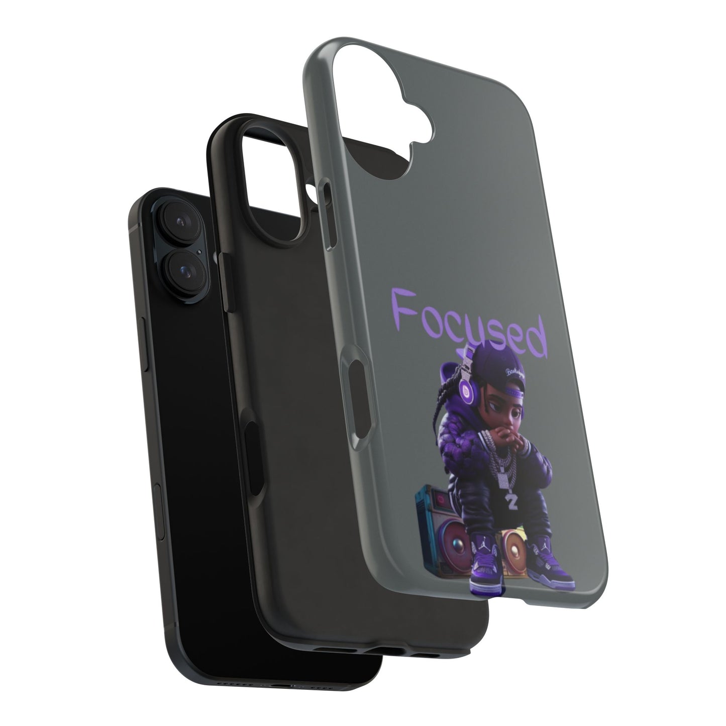 Phone Case- Focused Tough Case- Durable Protection
