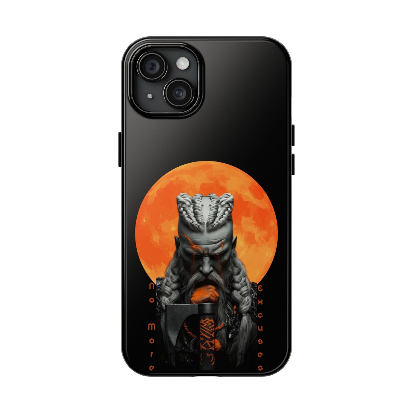 π₯ Warrior Spirit Tough Phone Case β No More Excuses Design for iPhone & Android β Empowerment & Protection