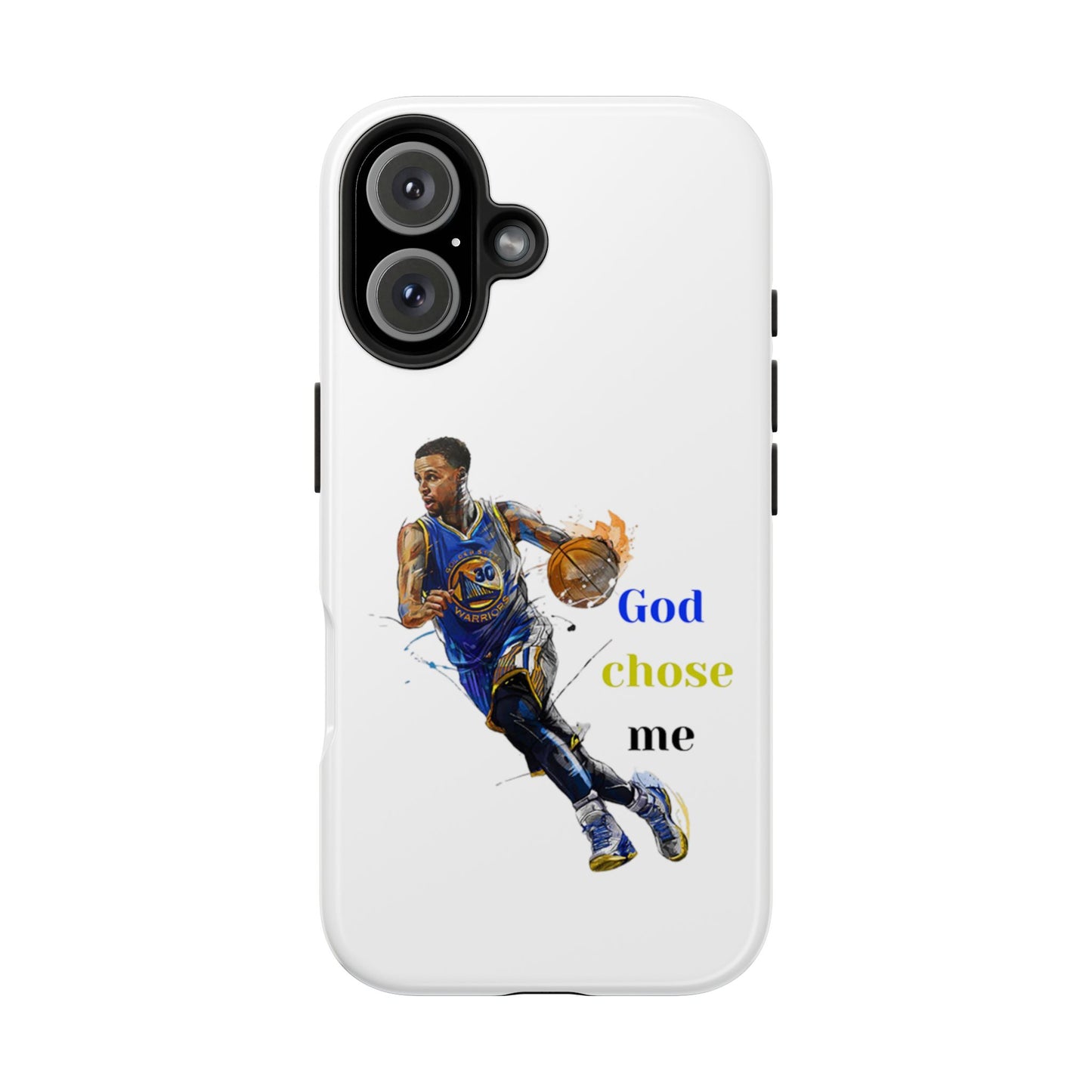 Phone case- God Chose Me Tough Phone Case - Durable Protection
