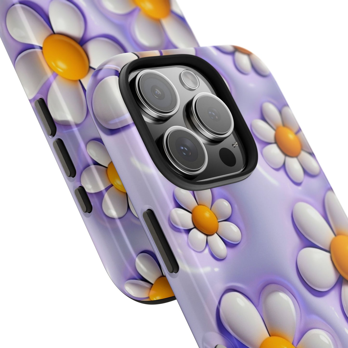 πΌ Floral Tough Phone Case β Vibrant Daisy Spring Design, for iPhones & Androids