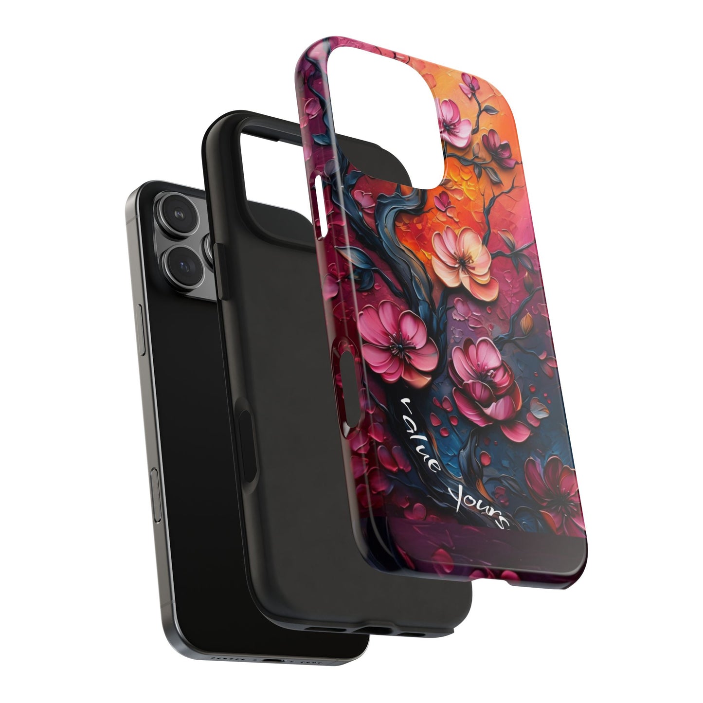Value Yourself Floral Tough Phone Case