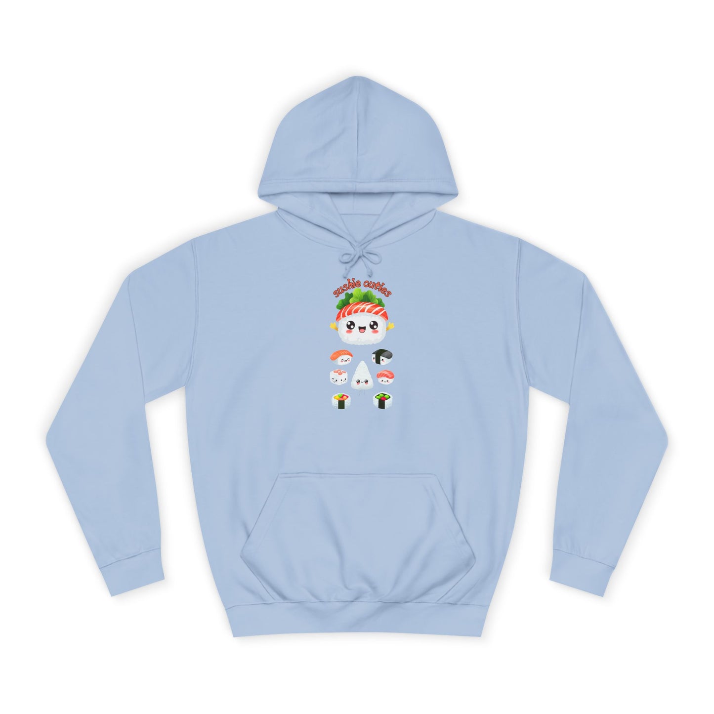 π£ Cute Sushi Characters White Sweater β Cozy & Fun for Men & Women! π£