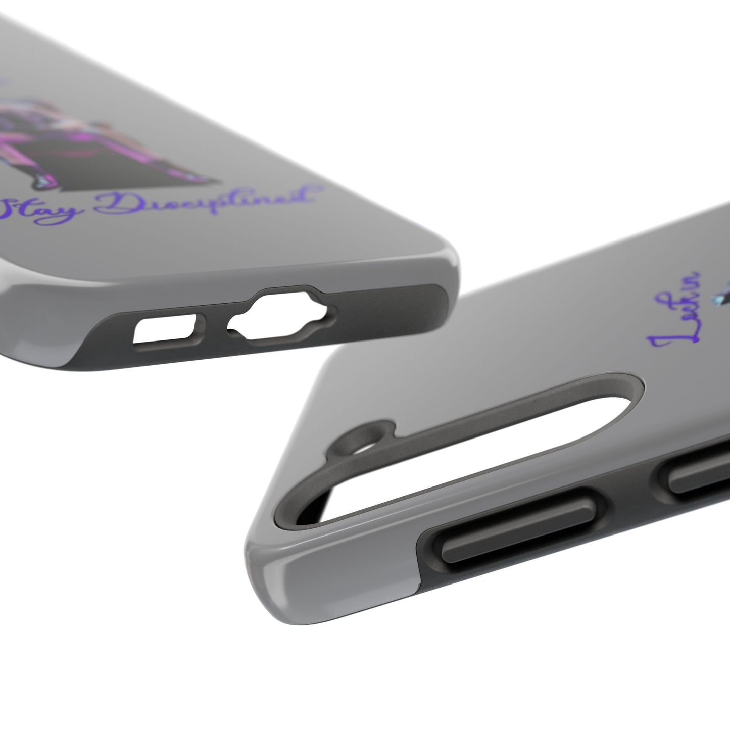 Phone case- Lock In, Stay Disciplined Tough Phone Case - Durable Protection