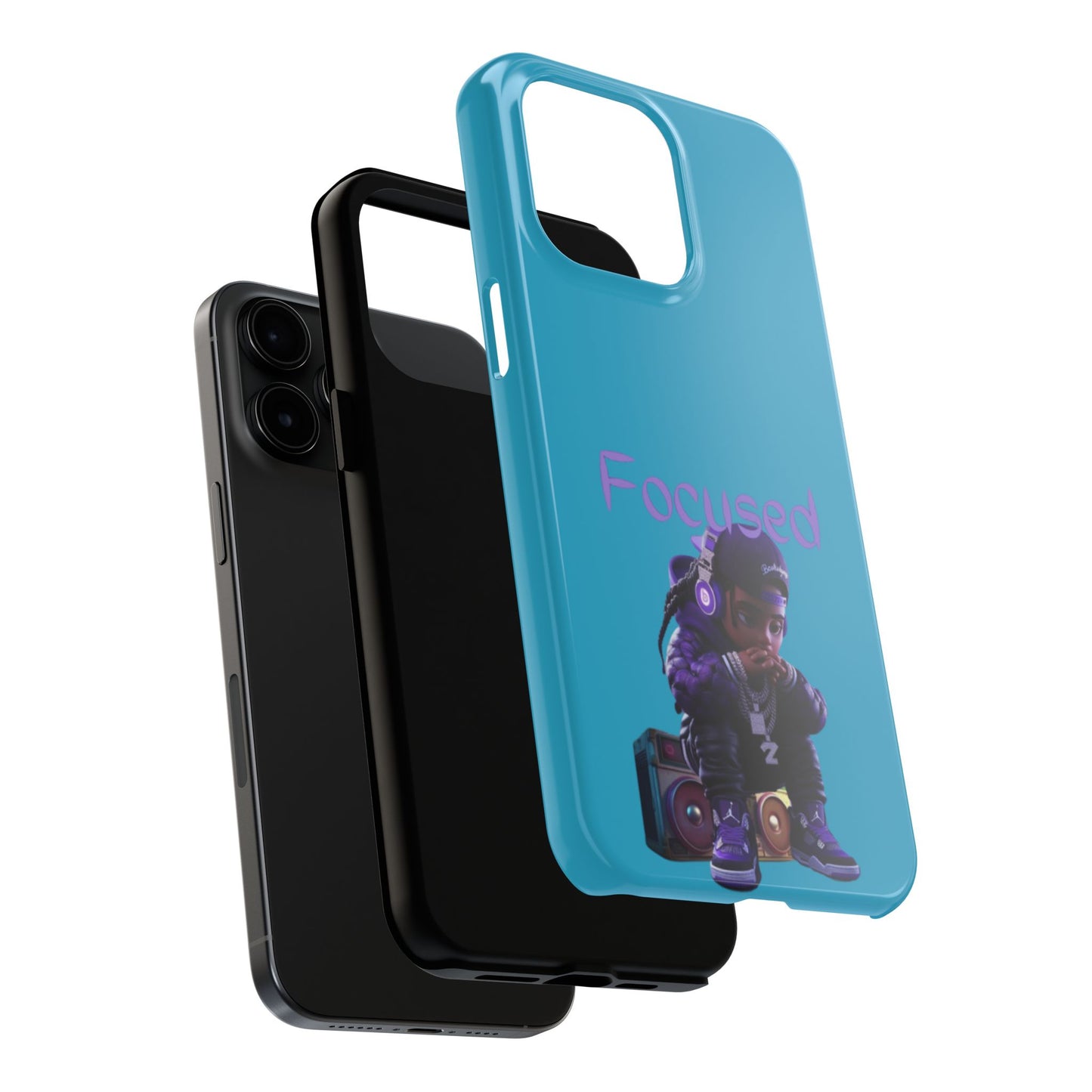 Phone Case- Focused Tough Case- Durable Protection