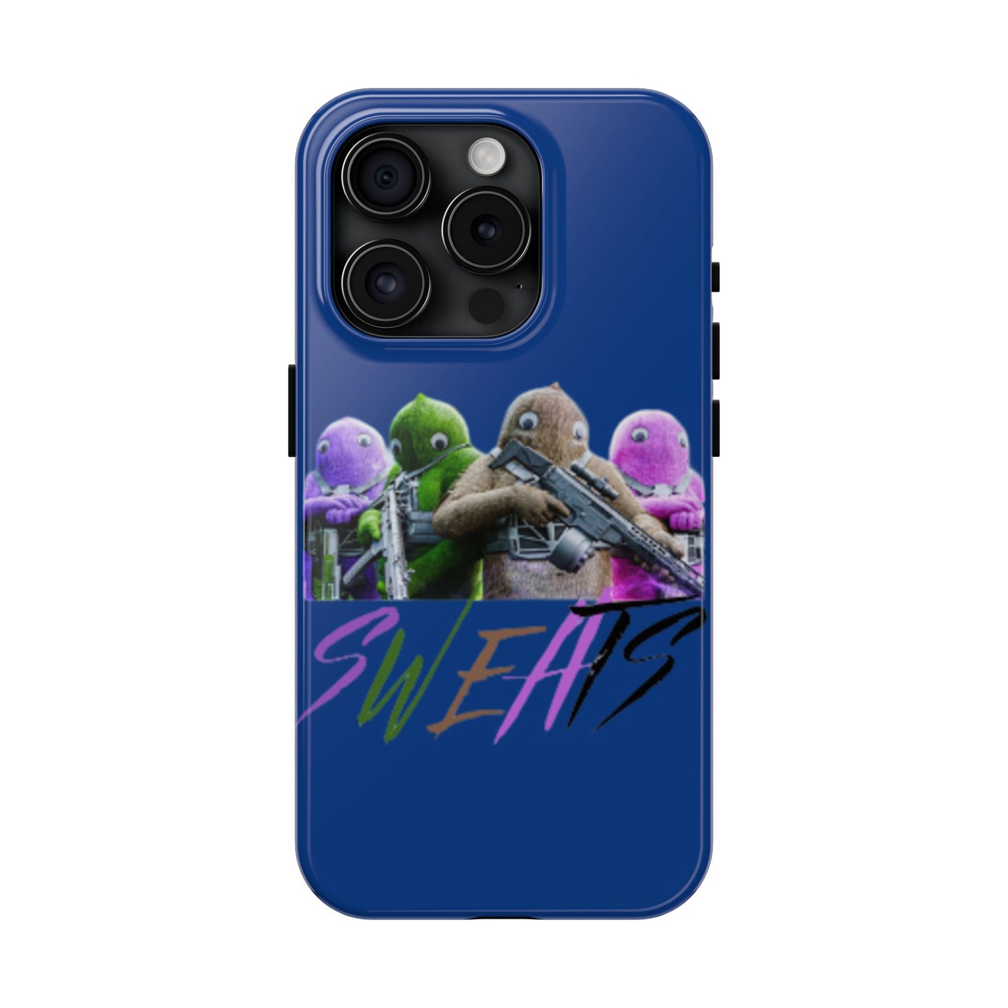 Cool Cartoon-Inspired Tough Phone Case - 'SWEATS'
