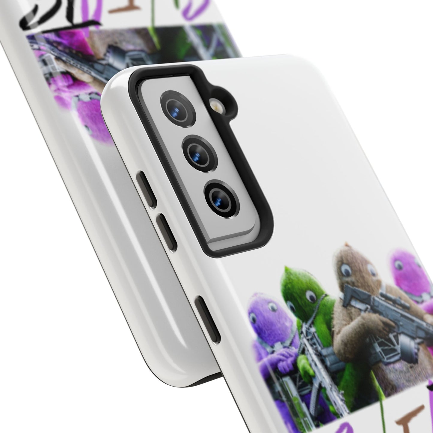 Cool Cartoon-Inspired Tough Phone Case - 'SWEATS'