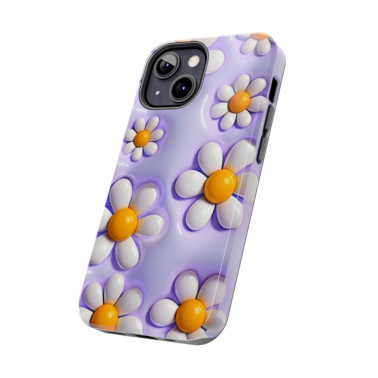 πΌ Floral Tough Phone Case β Vibrant Daisy Spring Design, for iPhones & Androids