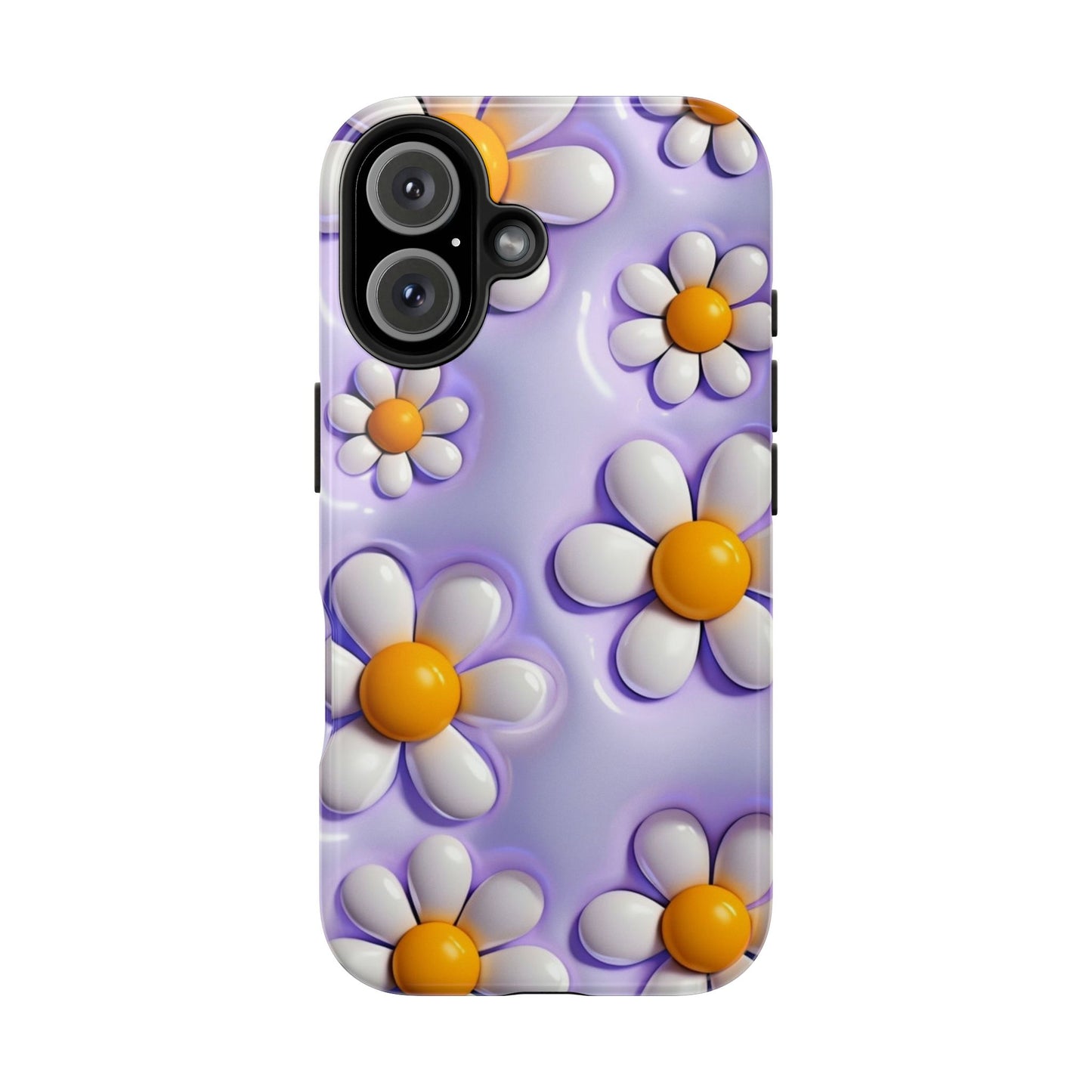 πΌ Floral Tough Phone Case β Vibrant Daisy Spring Design, for iPhones & Androids