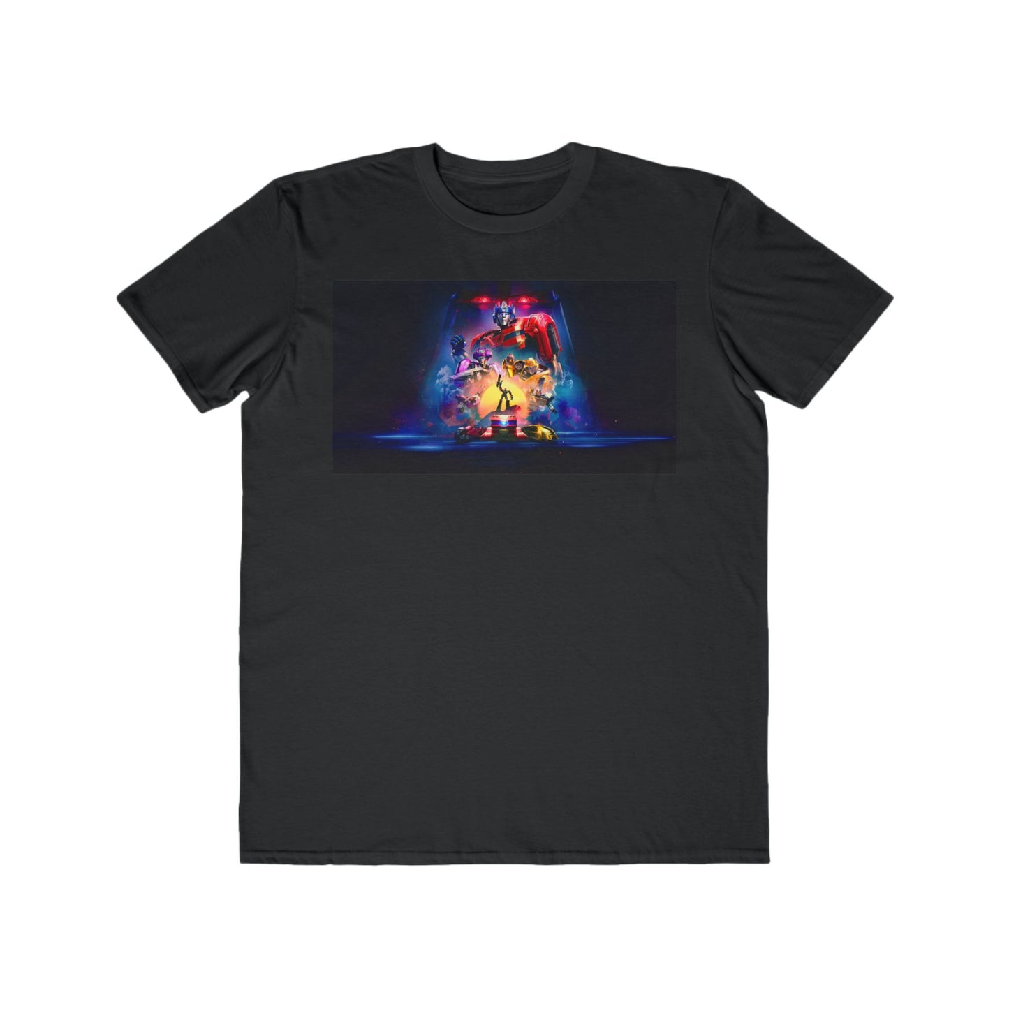 Metallic Silver Men & Women’s T-Shirt – Transformers Graphic Tee for Movie & Sci-Fi Fans