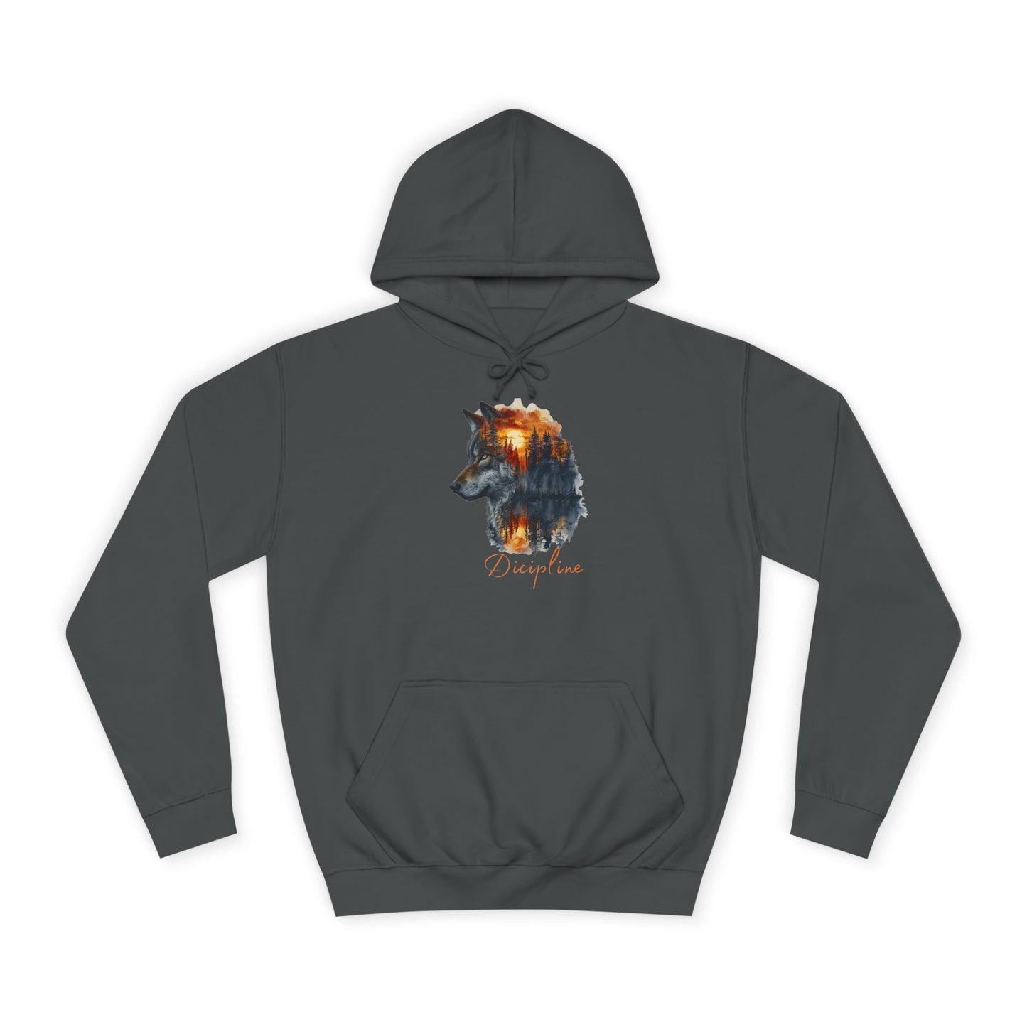 Neon Storm Wild Wolf Graphic Pullover – Multicolor Men’s Streetwear Sweatshirt