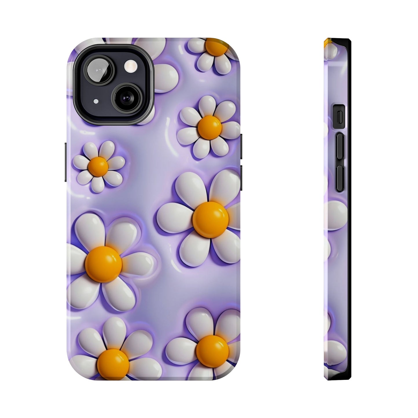 πΌ Floral Tough Phone Case β Vibrant Daisy Spring Design, for iPhones & Androids