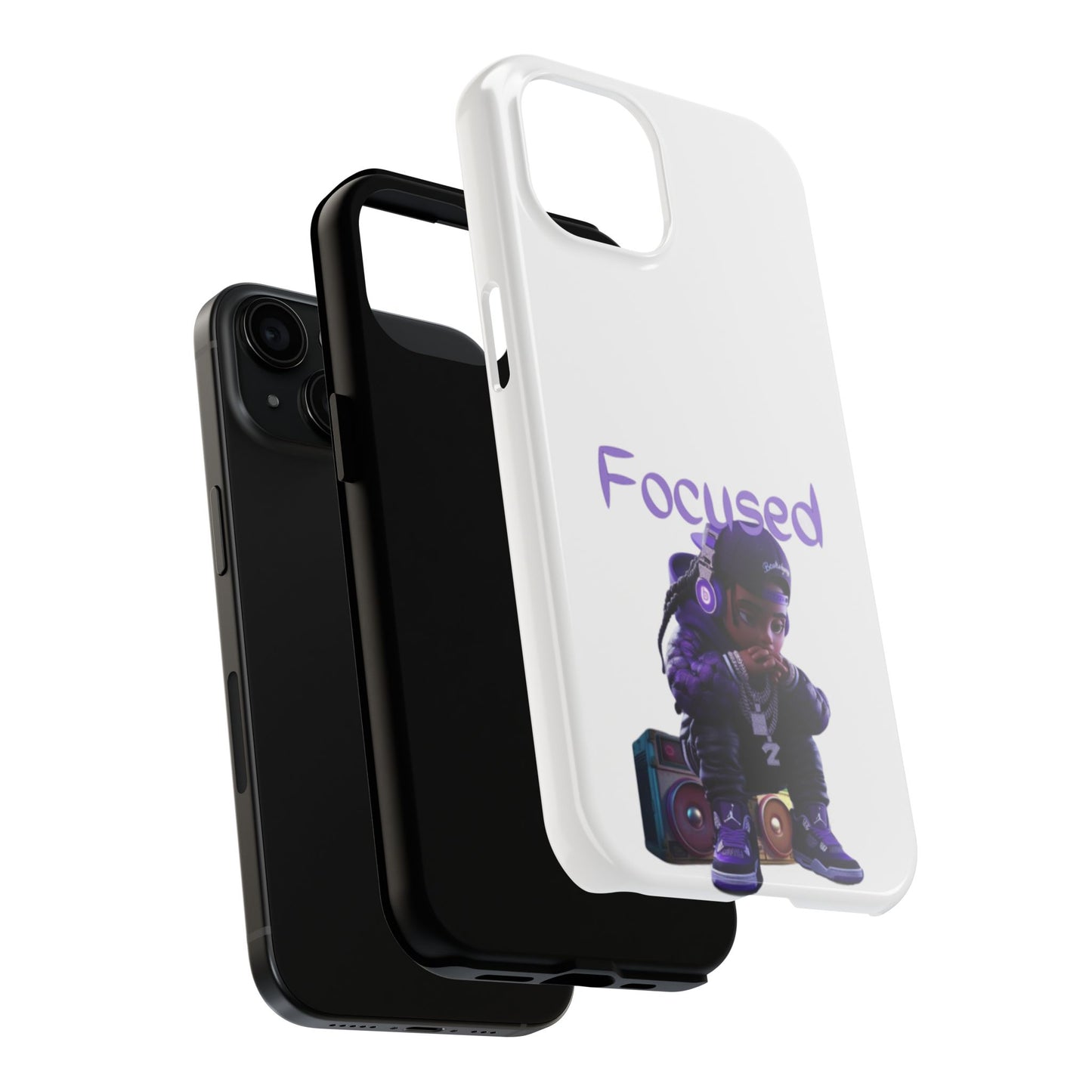 Phone Case- Focused Tough Case- Durable Protection