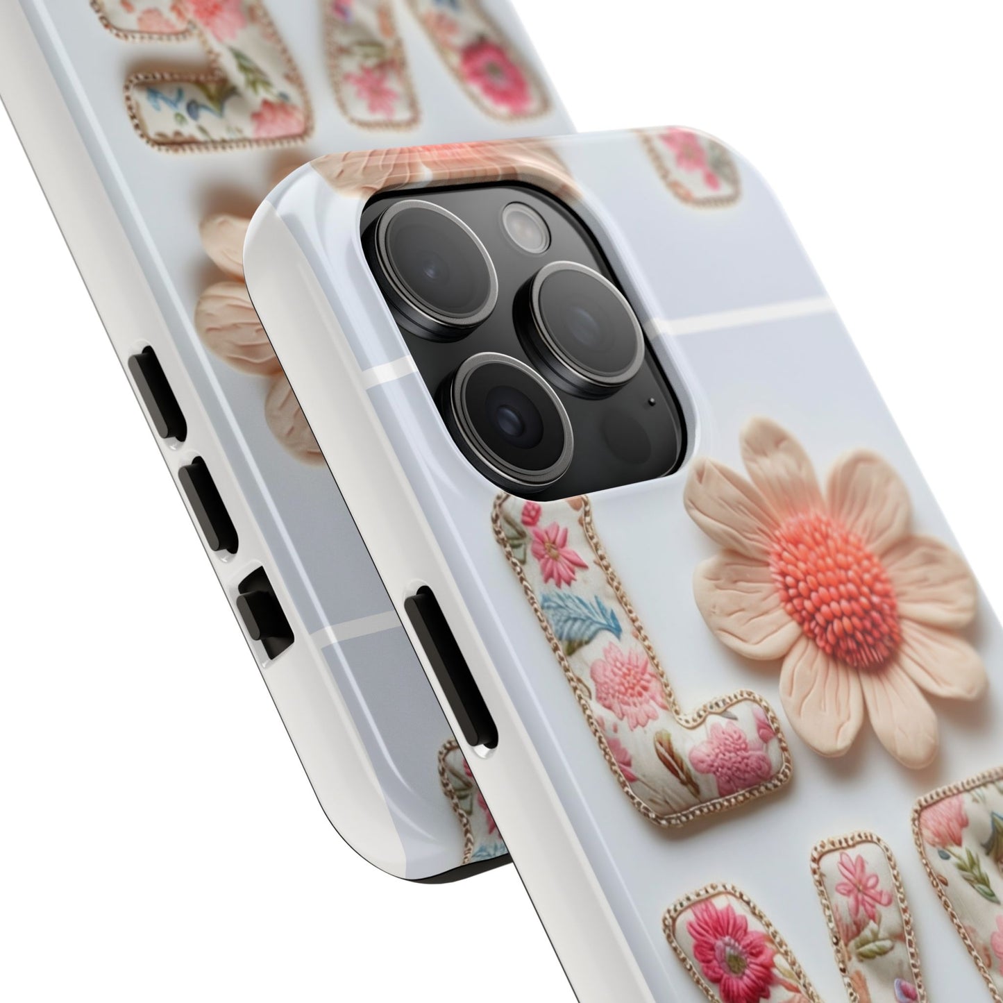 Floral 'Love Yourself' Tough Phone Case