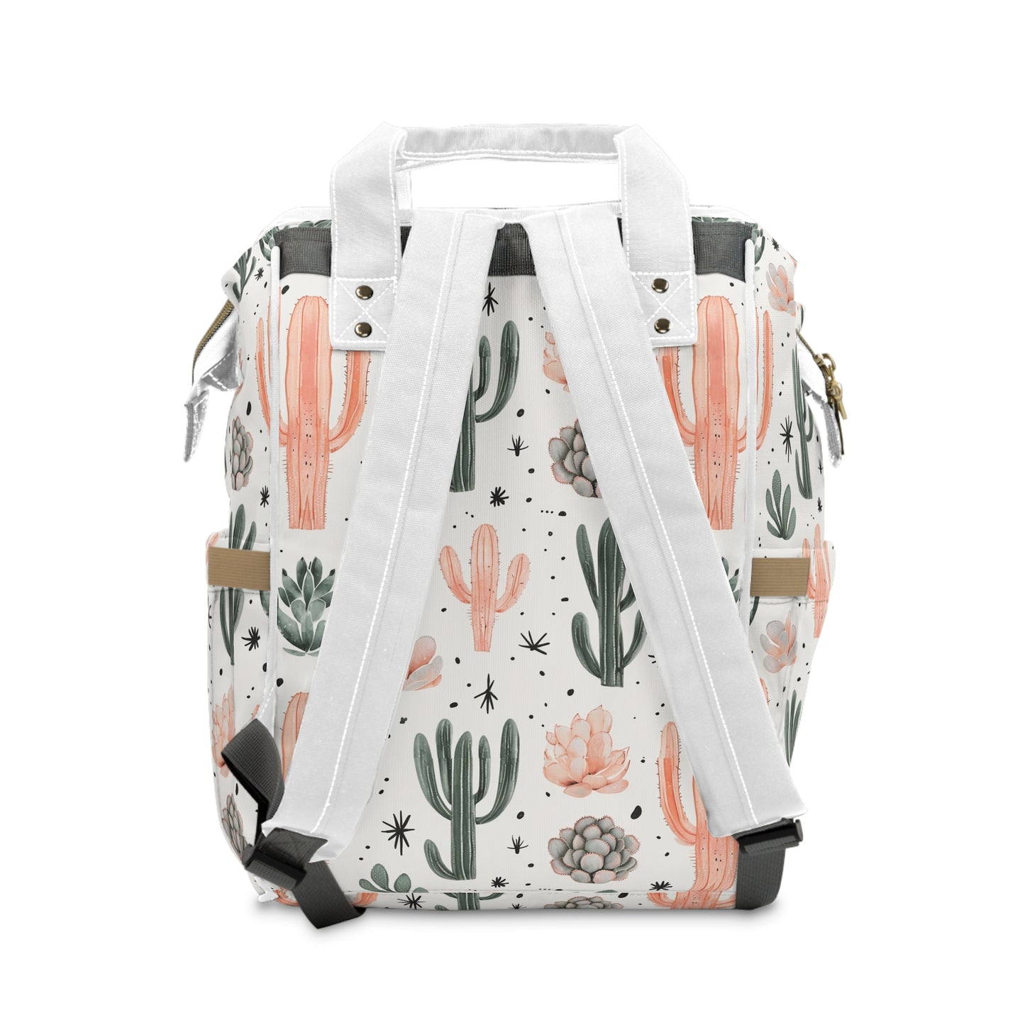 Cute Cactus Multifunctional Diaper Backpack - Ideal for Moms on the Go π΅π