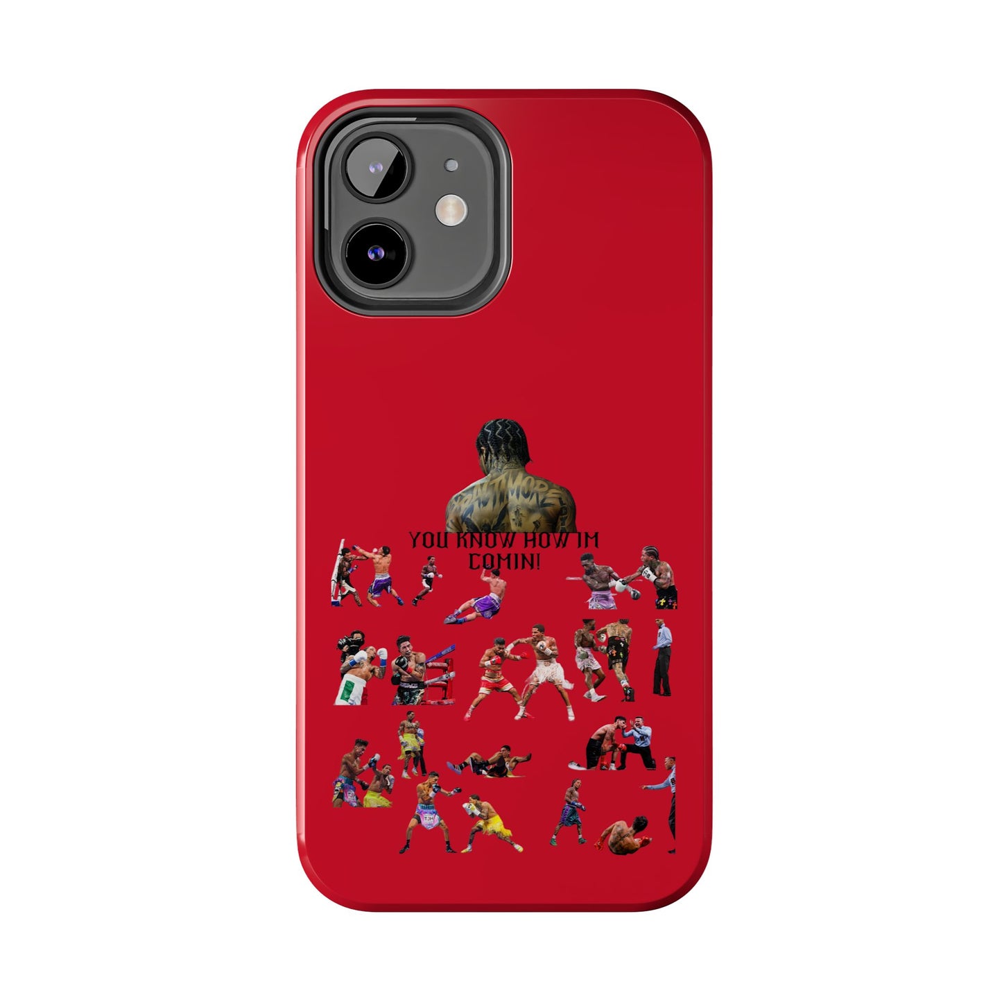 Phone case- You Know How I'm Comin' Tough Phone Case - Durable Protection