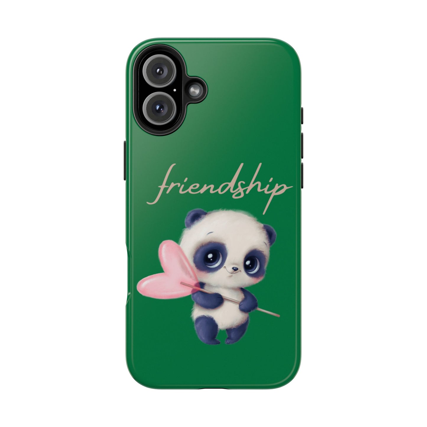 Phone case- Cute Panda Friendship Tough Phone Case - Durable Protection