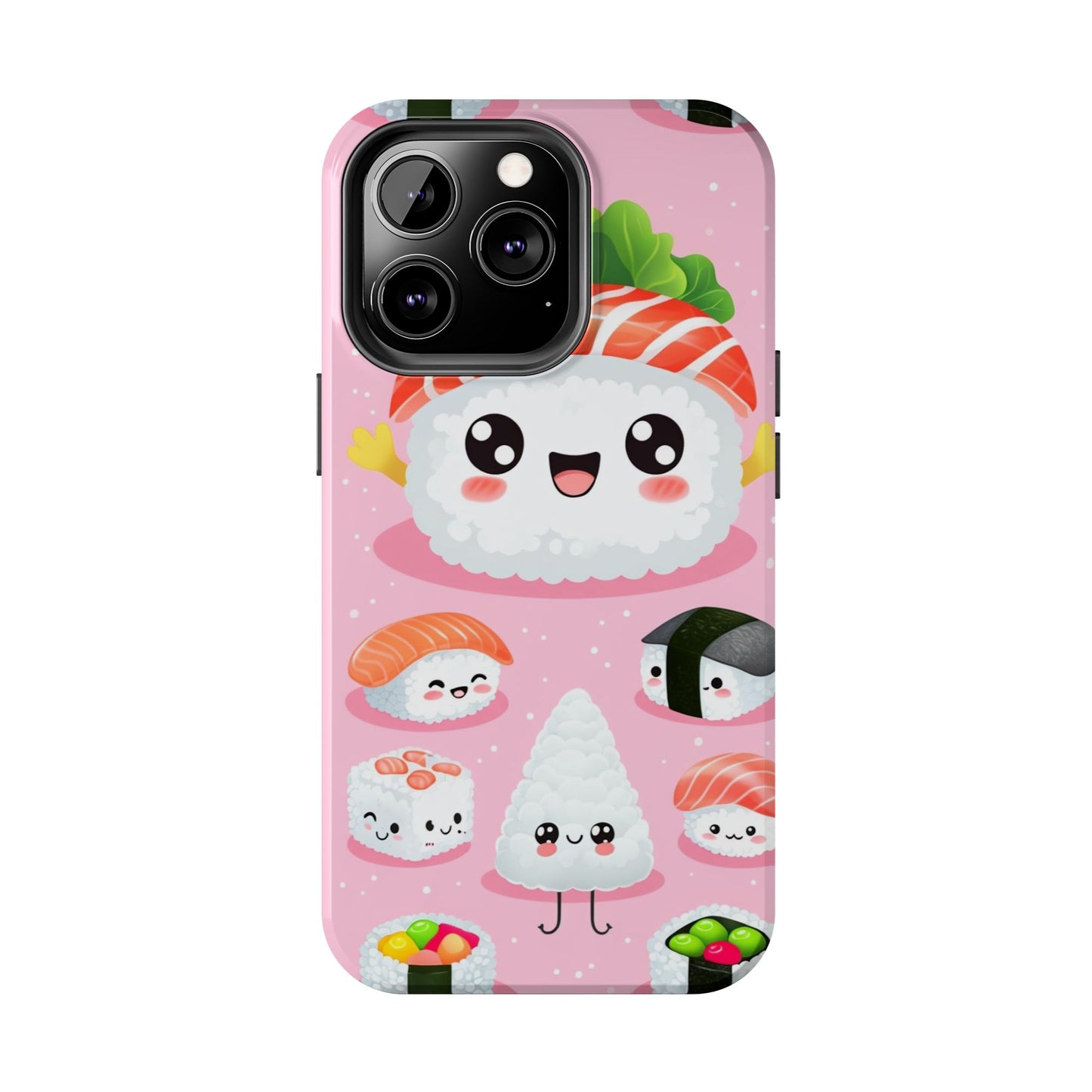 Adorable Sushi Tough Phone Case | Cute Kawaii Design for Food Lovers