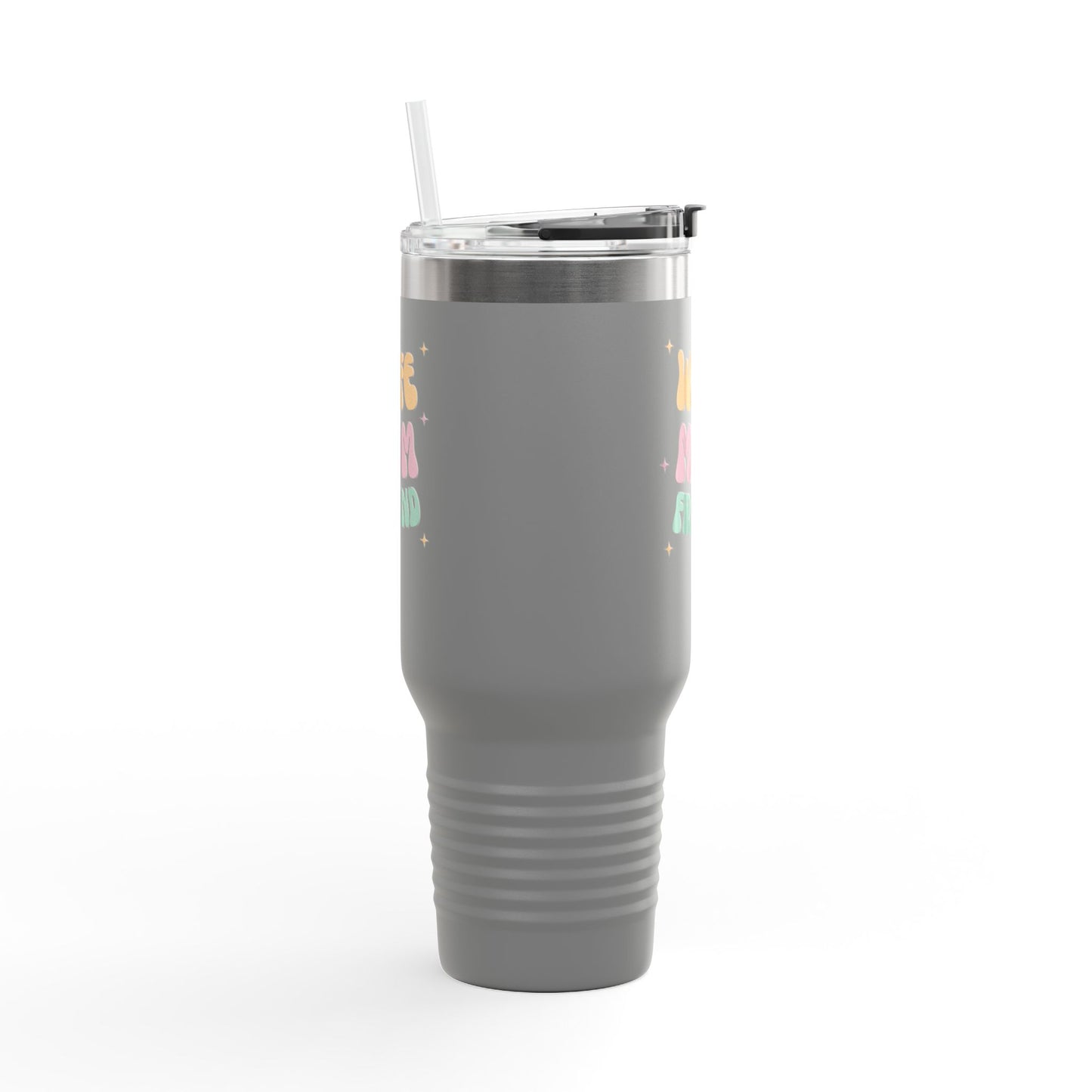 💖 40oz Insulated Travel Mug – Stylish Drinkware with Straw for Wives, Moms & Friends ✨