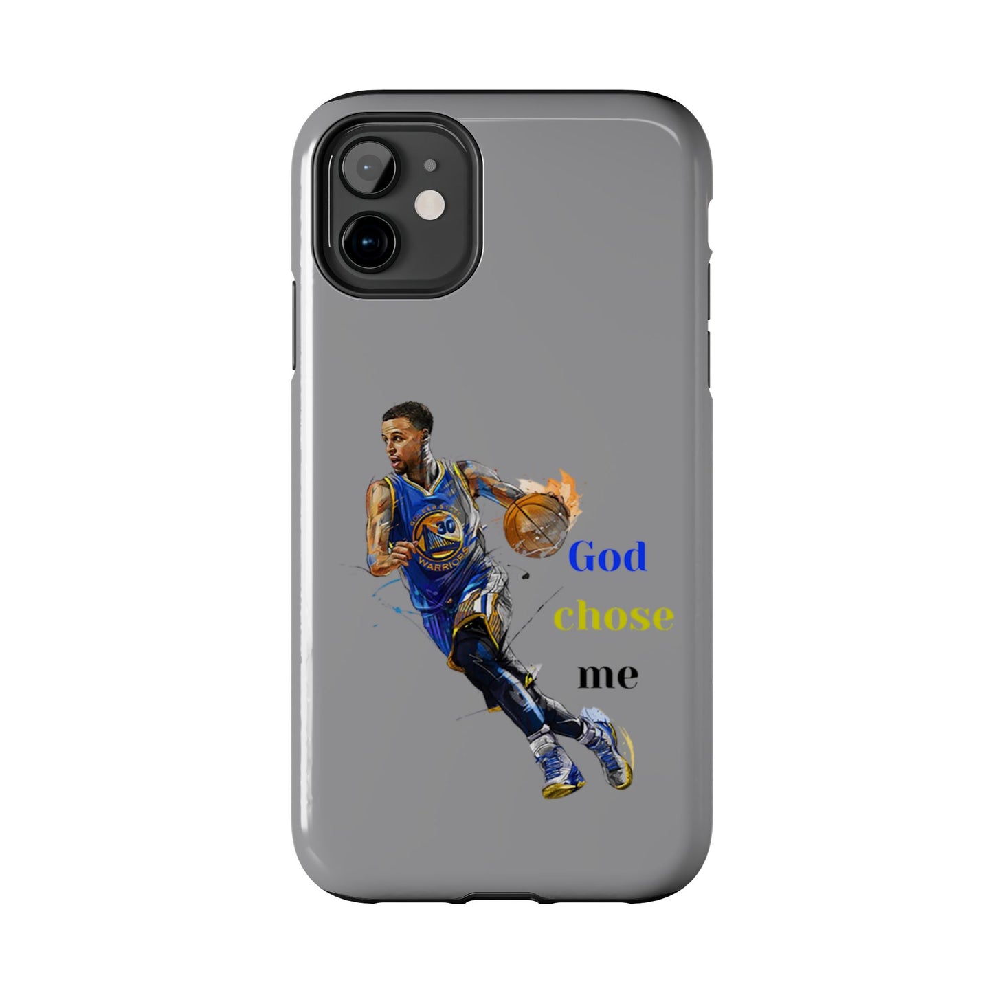 Phone case- God Chose Me Tough Phone Case - Durable Protection