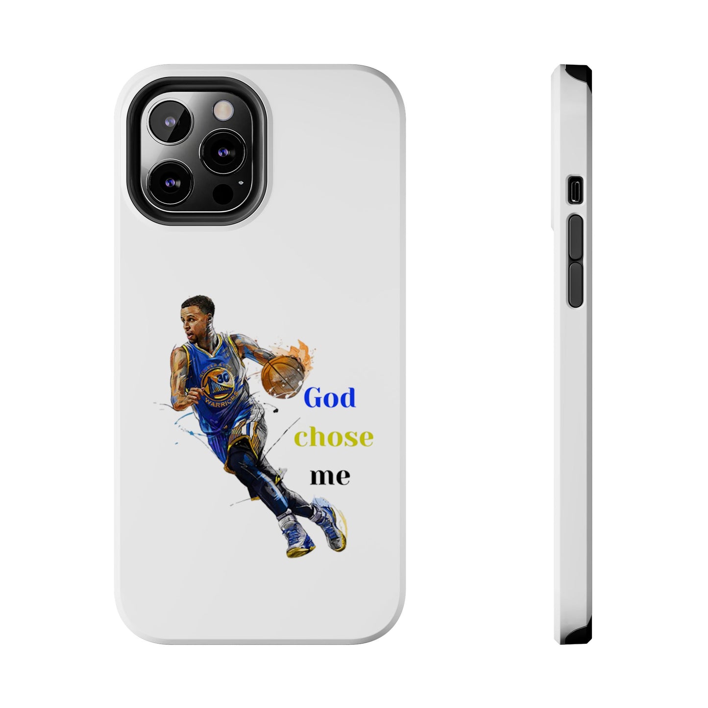 Phone case- God Chose Me Tough Phone Case - Durable Protection