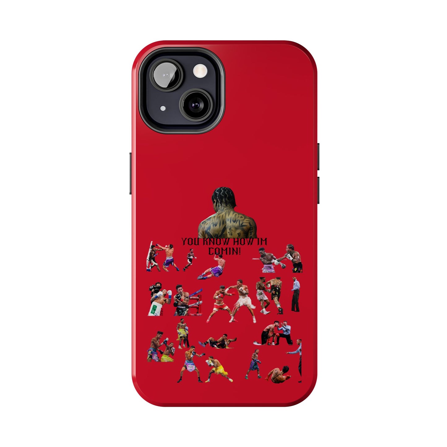 Phone case- You Know How I'm Comin' Tough Phone Case - Durable Protection