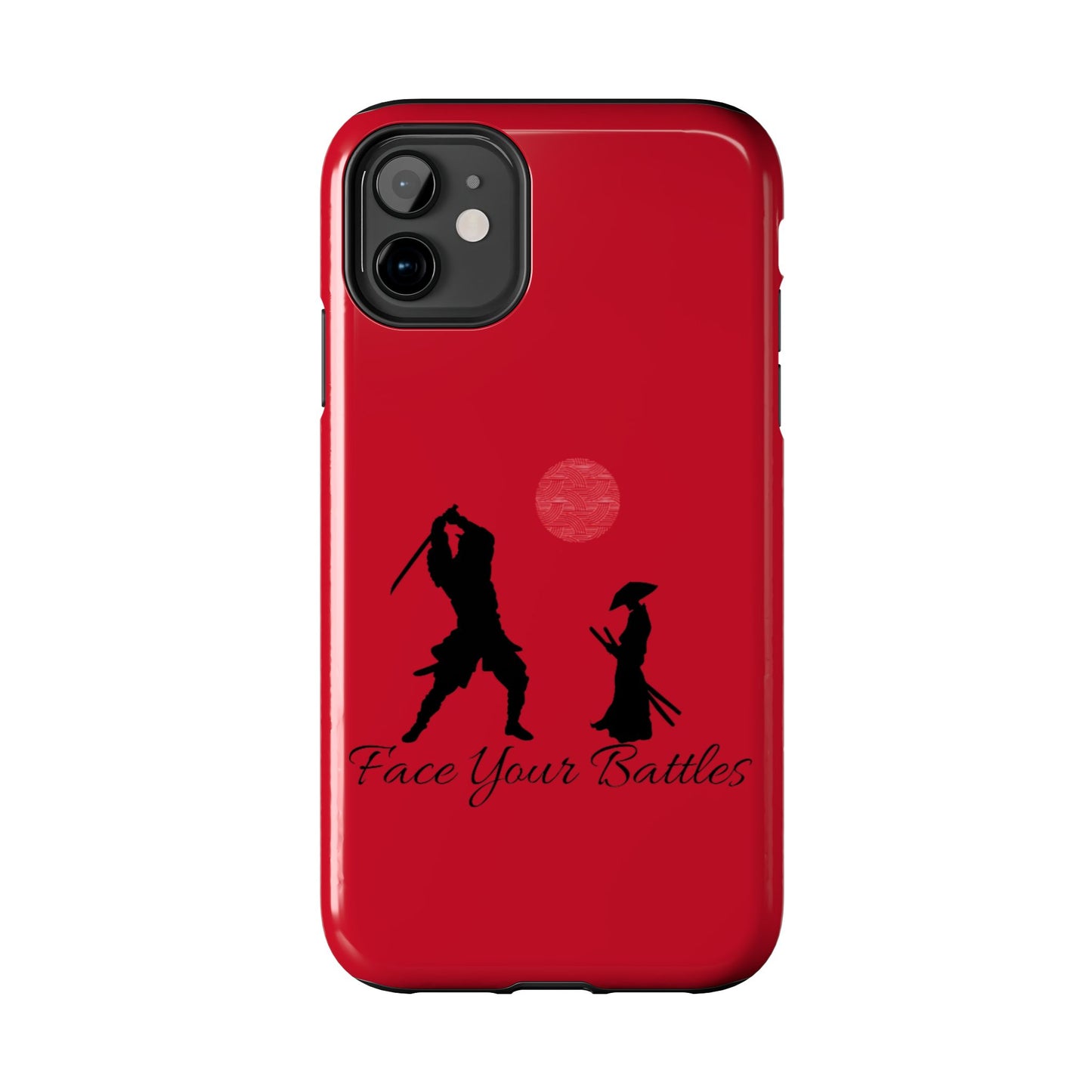 Phone case- Face Your Battles Tough Phone Case - Durable Protection