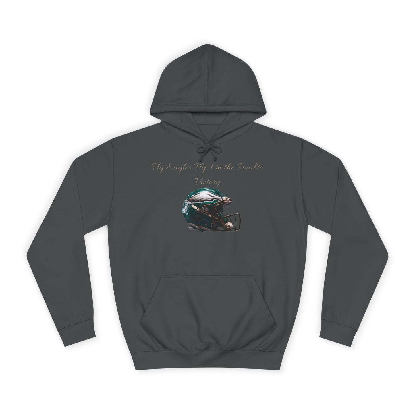 Midnight Green NFL Philadelphia Eagles Hoodie for Men & Women – "Fly Eagles, Fly" Game Day Sweatshirt with Drawstrings & Kangaroo Pocket