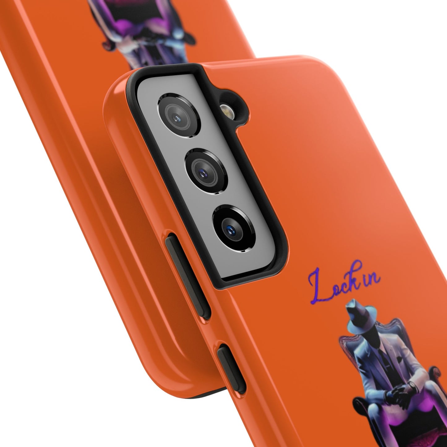 Phone case- Lock In, Stay discipline Tough Phone Case - Durable Protection