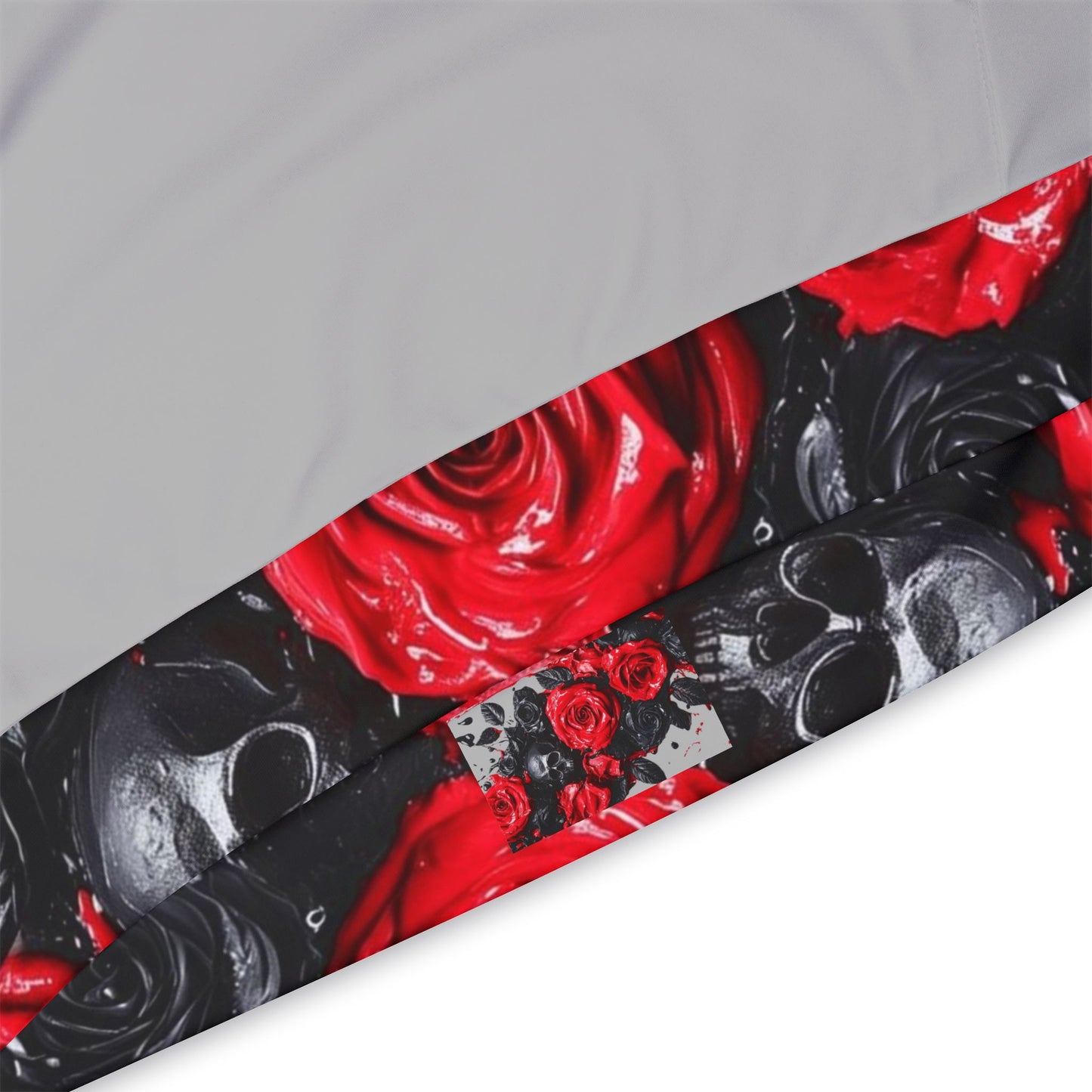 "Gothic Skull & Roses Hoodie – Edgy Floral Streetwear for Men & Women | Dark Aesthetic Pullover with Grunge & Punk Vibes"