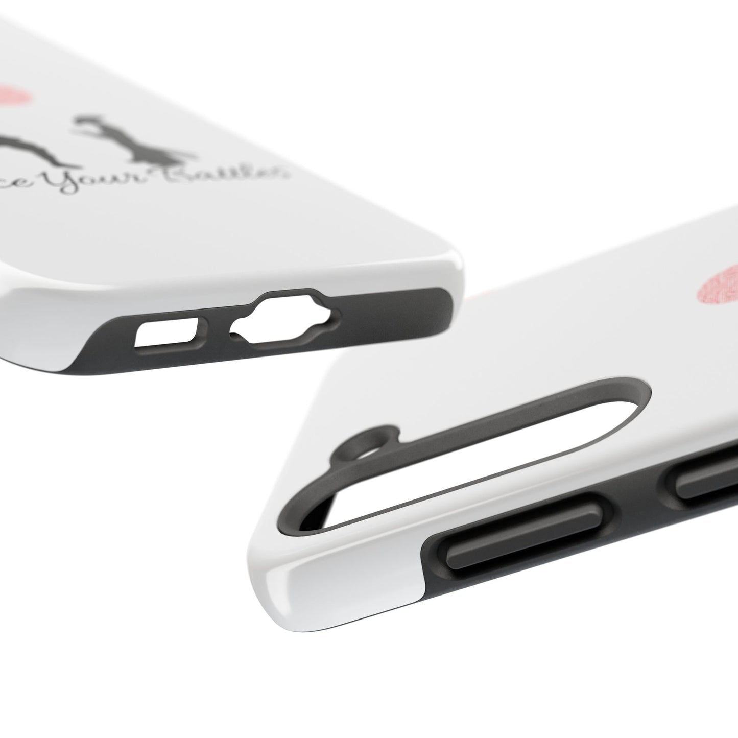 Phone case- Face Your Battles Tough Phone Case - Durable Protection