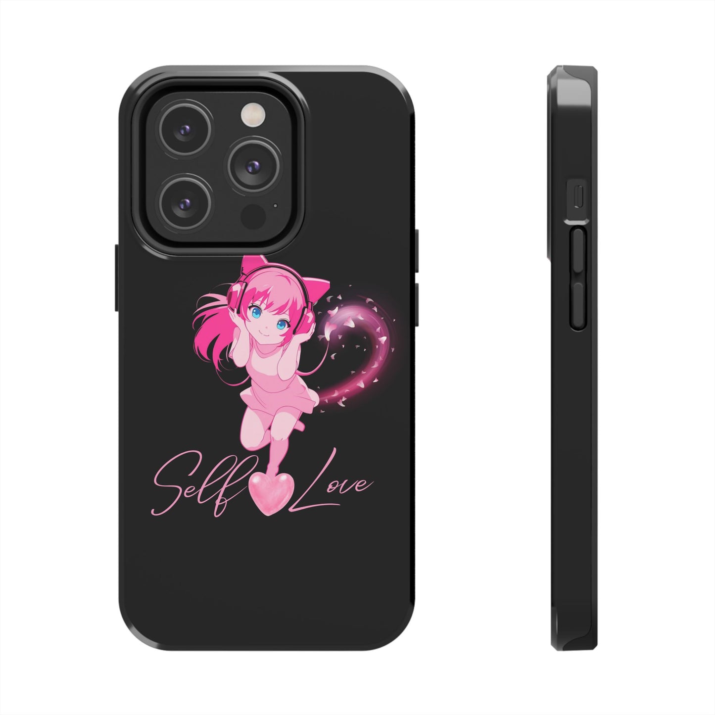 Self Love Tough Phone Case for Anime Lovers