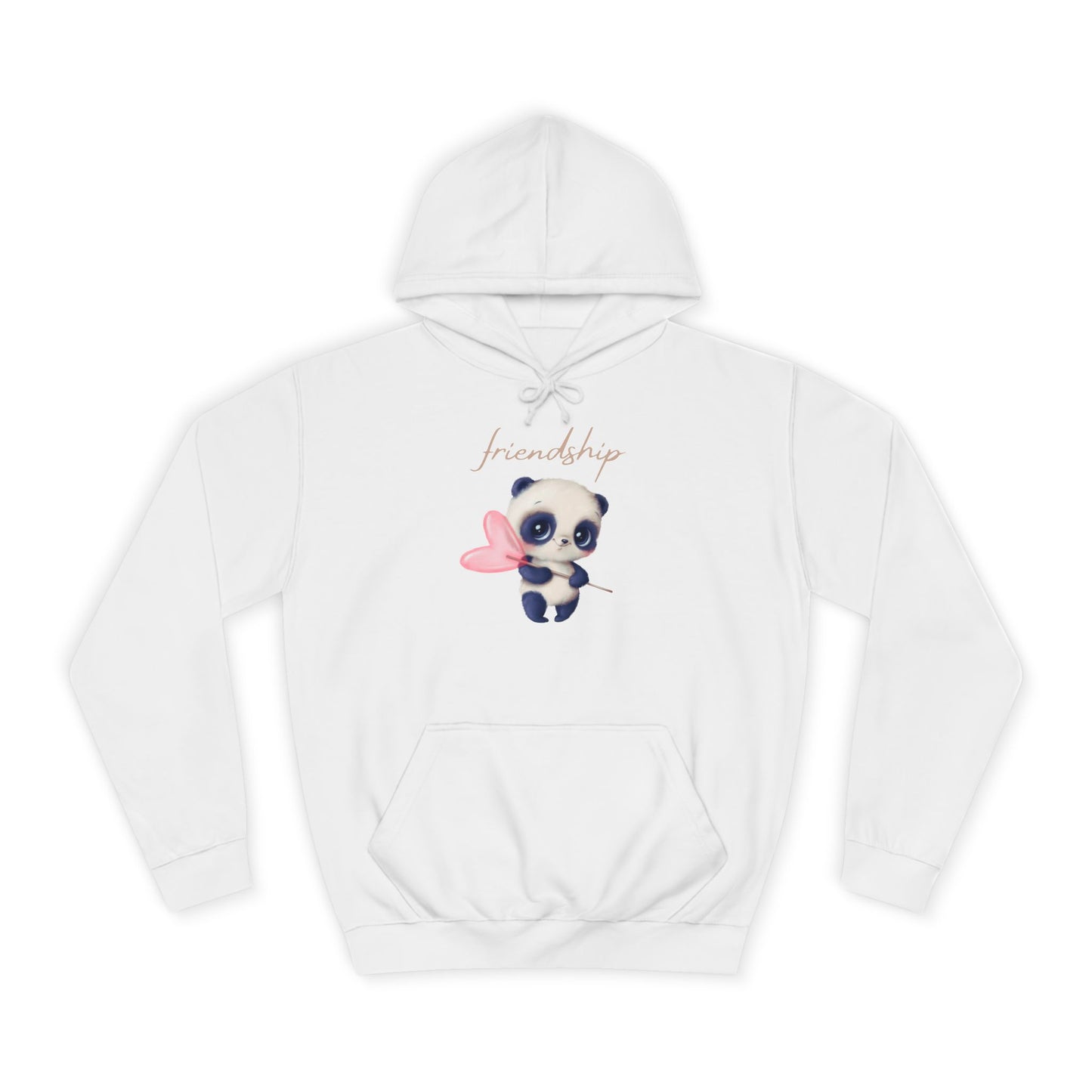 Soft Cloud Cute Sweater for Women – "Friendship Panda" Cozy Graphic Pullover