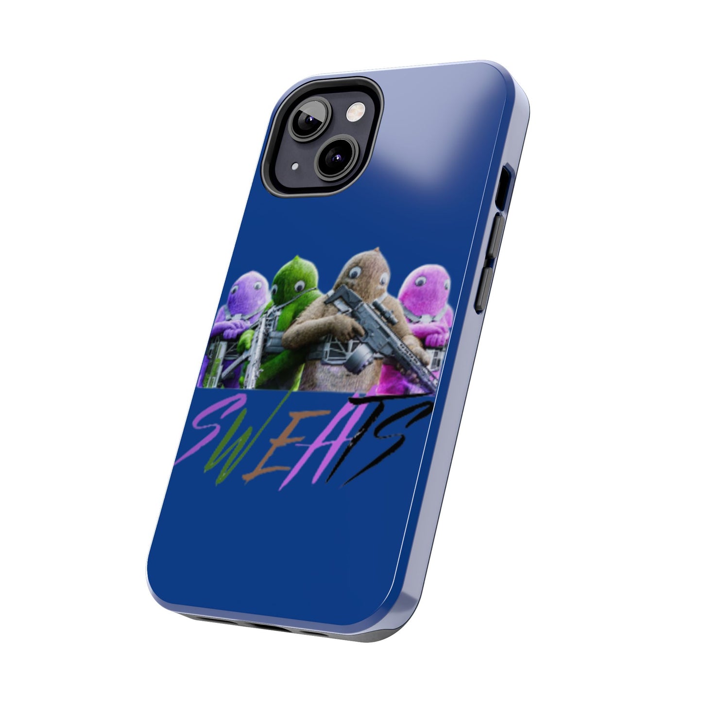 Cool Cartoon-Inspired Tough Phone Case - 'SWEATS'