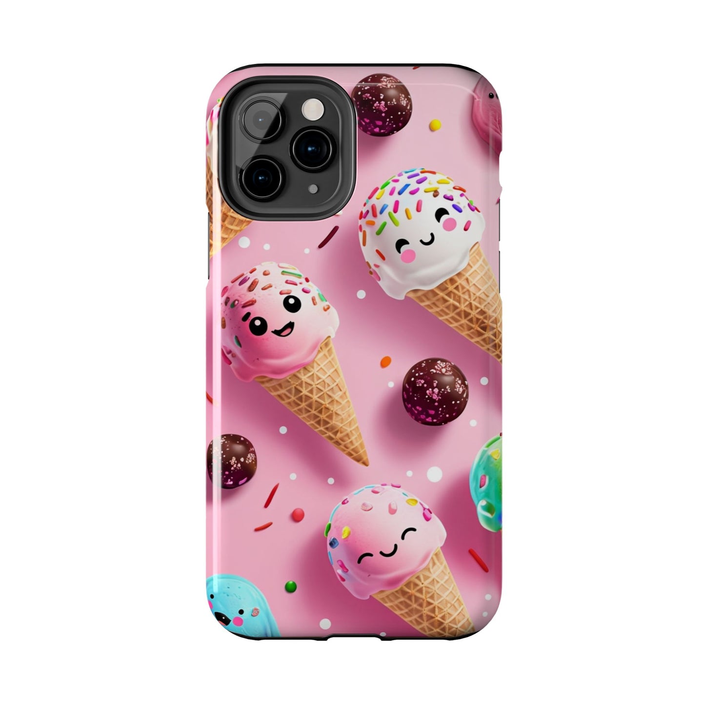 Tough Phone Cases Cute Ice Cream Design
