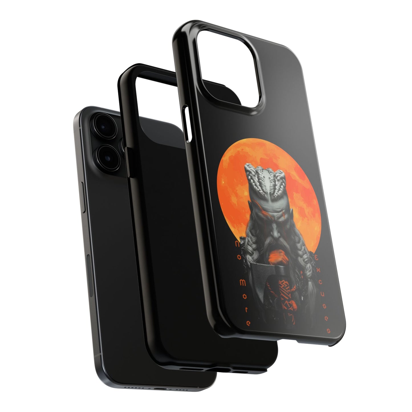 π₯ Warrior Spirit Tough Phone Case β No More Excuses Design for iPhone & Android β Empowerment & Protection
