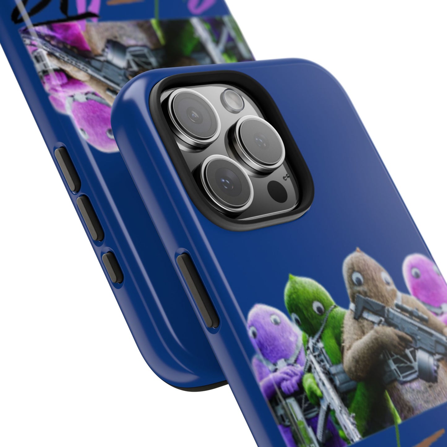Cool Cartoon-Inspired Tough Phone Case - 'SWEATS'