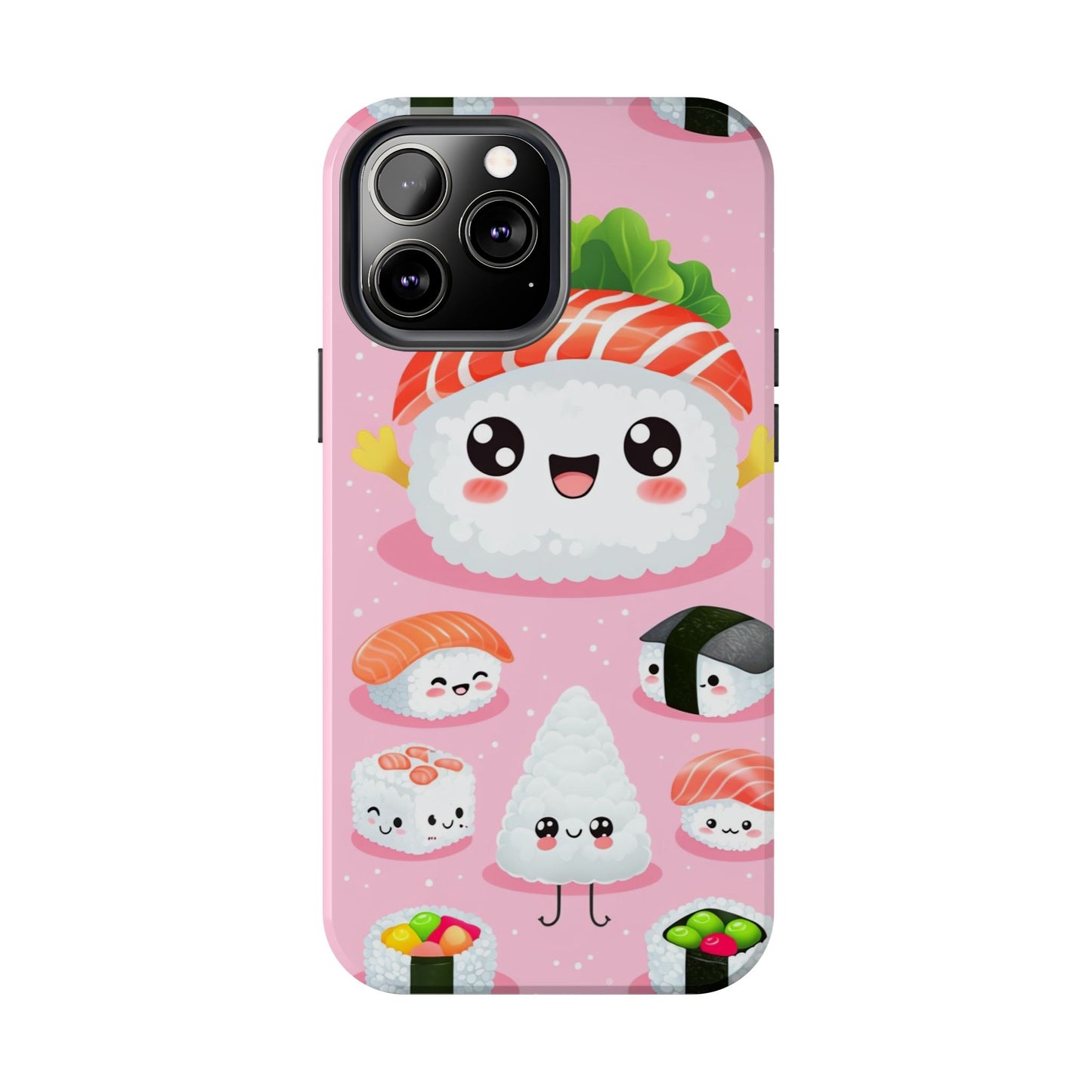Adorable Sushi Tough Phone Case | Cute Kawaii Design for Food Lovers