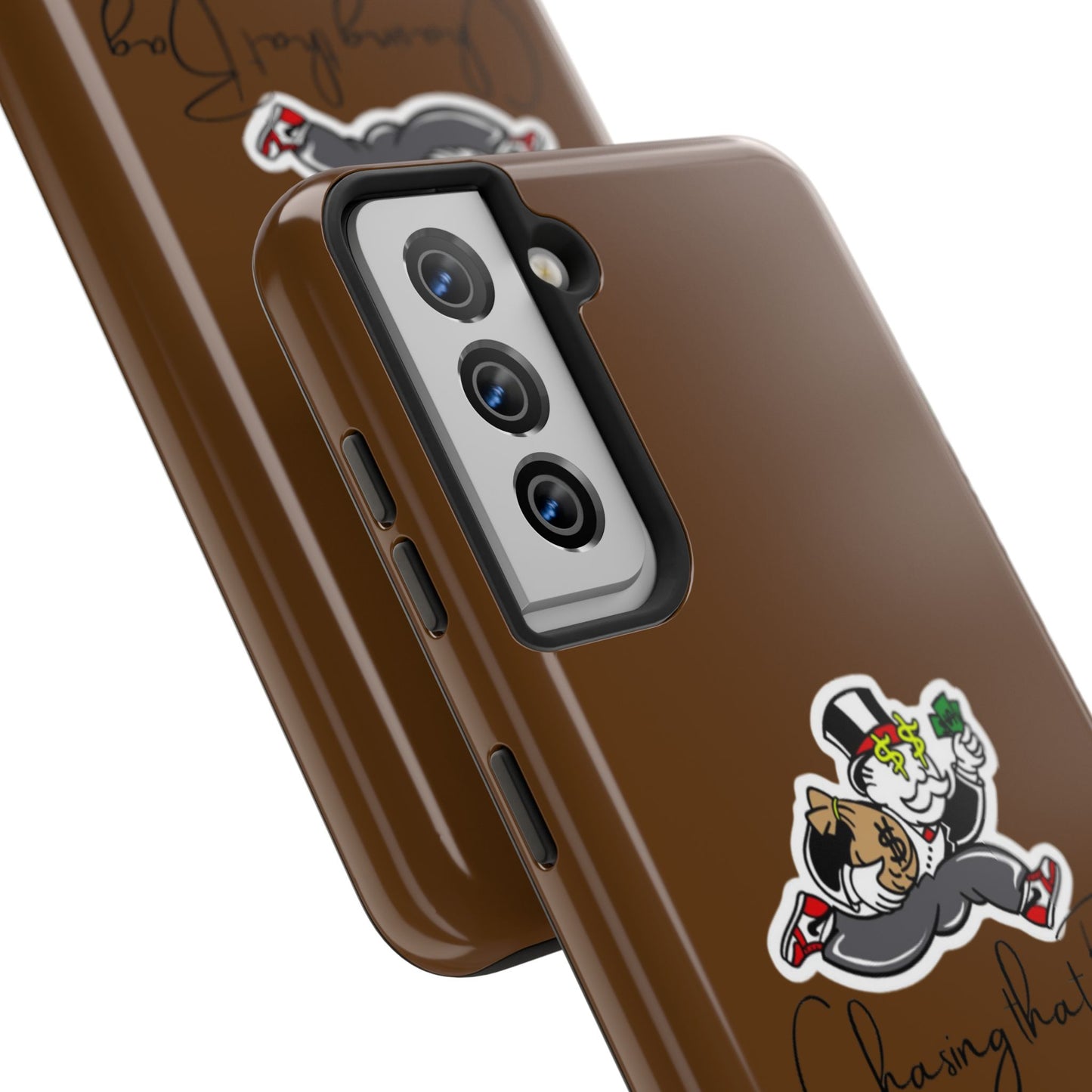 Phone Case- Chasing That Bag Tough Case- Durable Protection