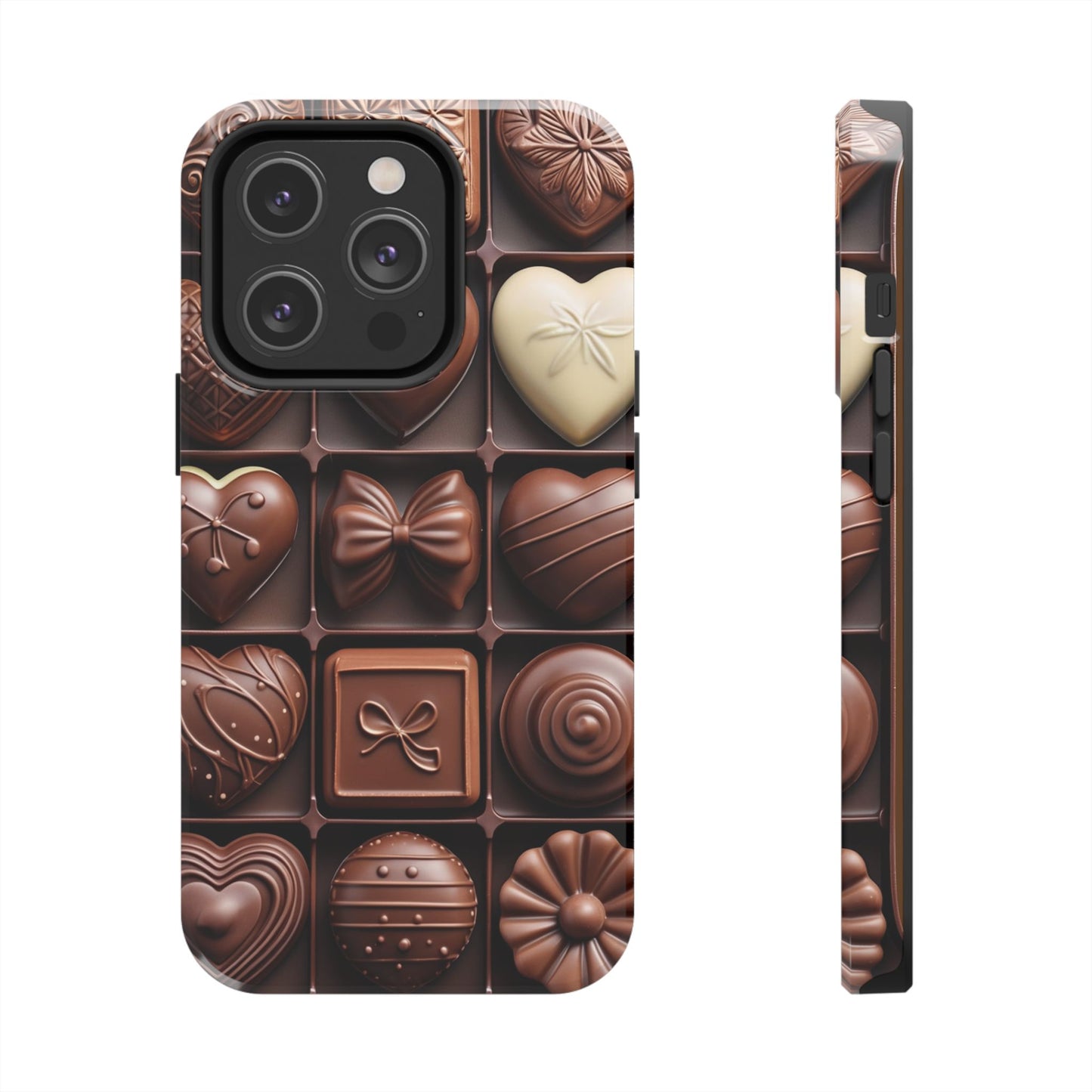 Chocolate Love Tough Phone Case - Perfect for Valentine's Day or Sweet Treat Lovers