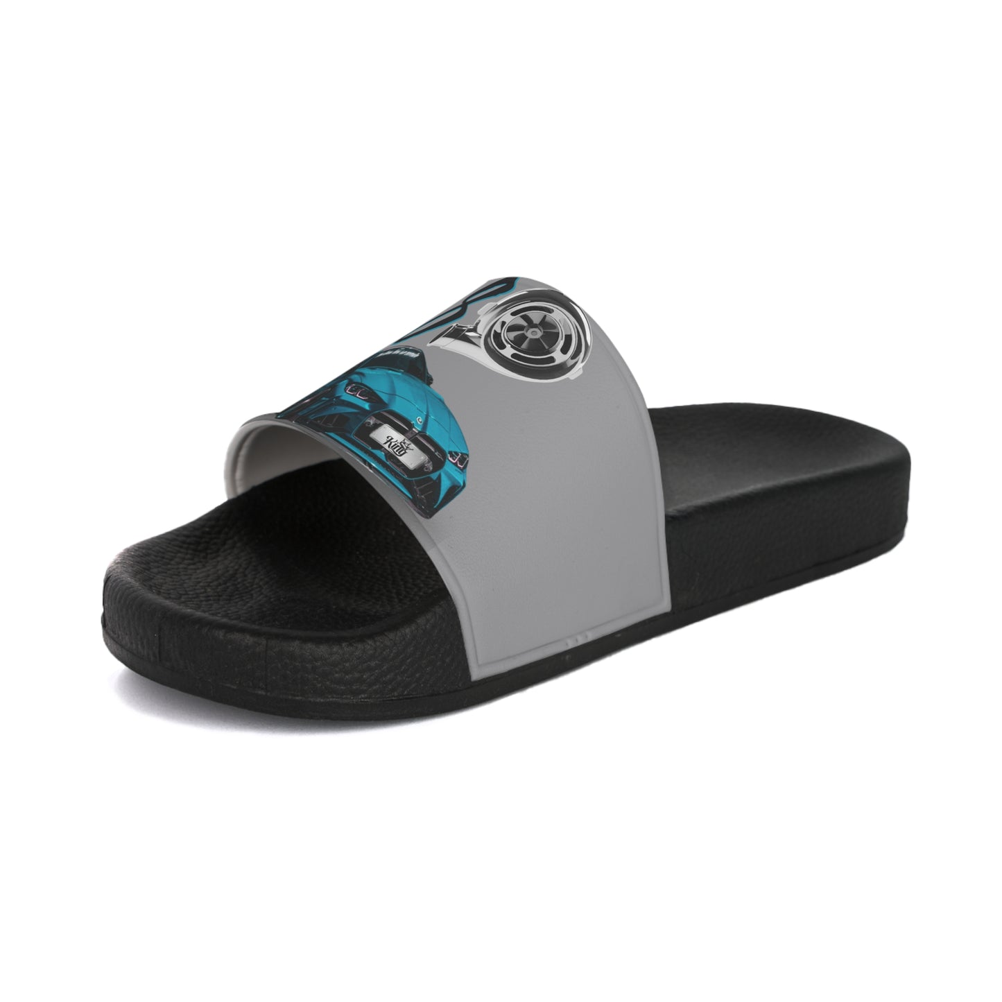 "Men's BMW G80 Slide Sandals – Stylish & Comfortable Car-Themed Footwear"