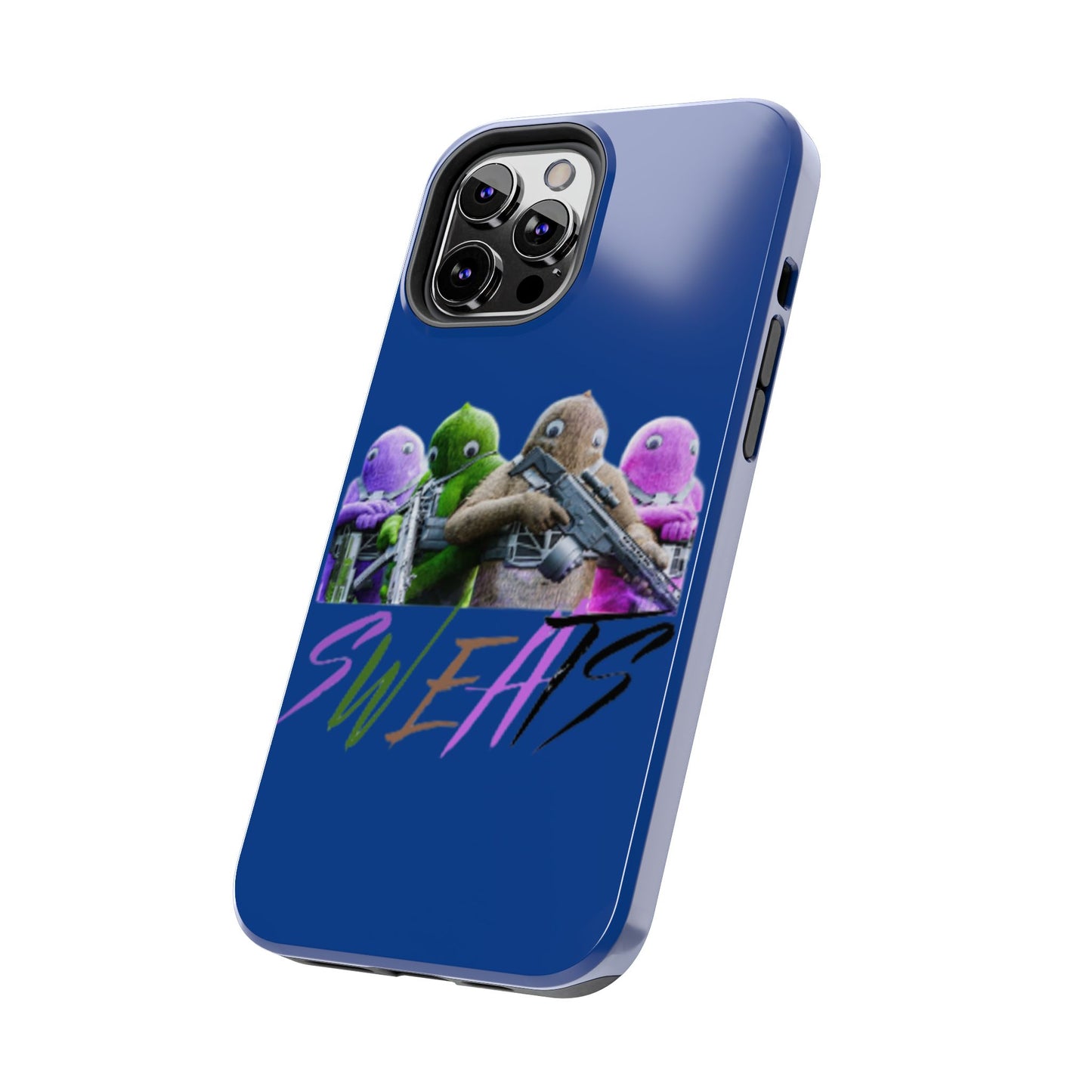 Cool Cartoon-Inspired Tough Phone Case - 'SWEATS'